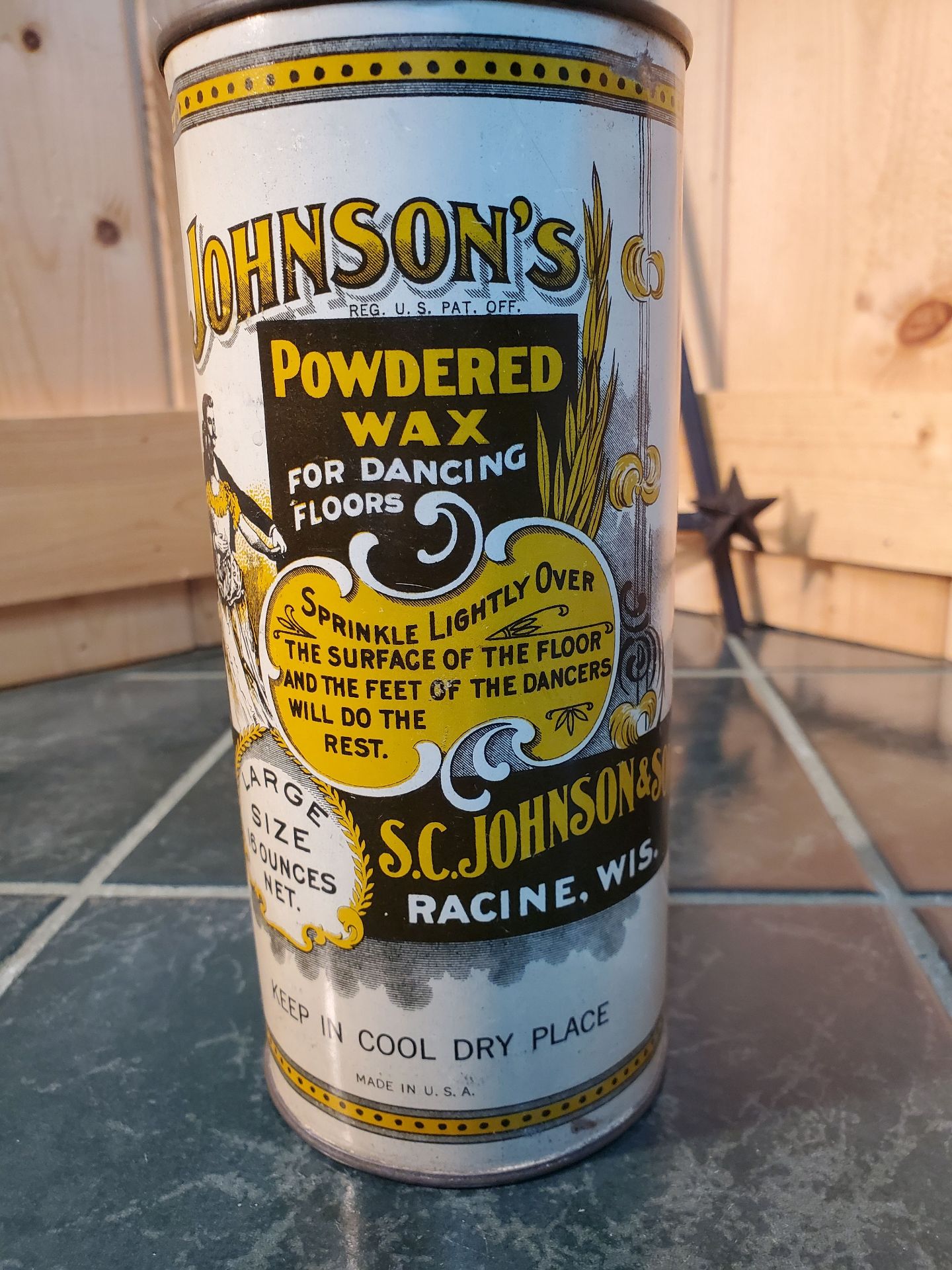 Johnson Dance Floor Powered Wax Can. - image 1 of 8