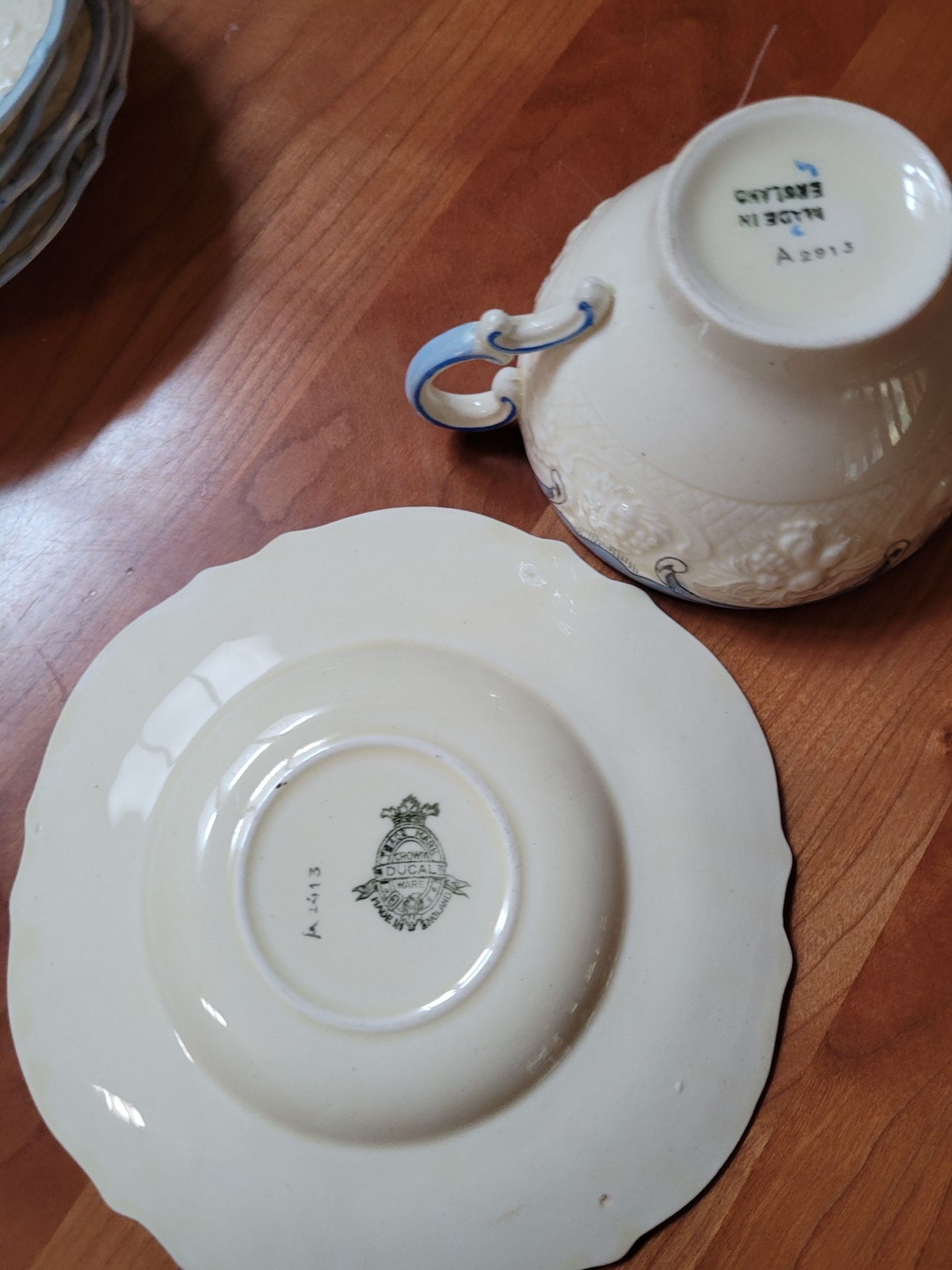 Vintage Crown Ducal Cup and Saucer Miscellaneous Pieces - image 4 of 4