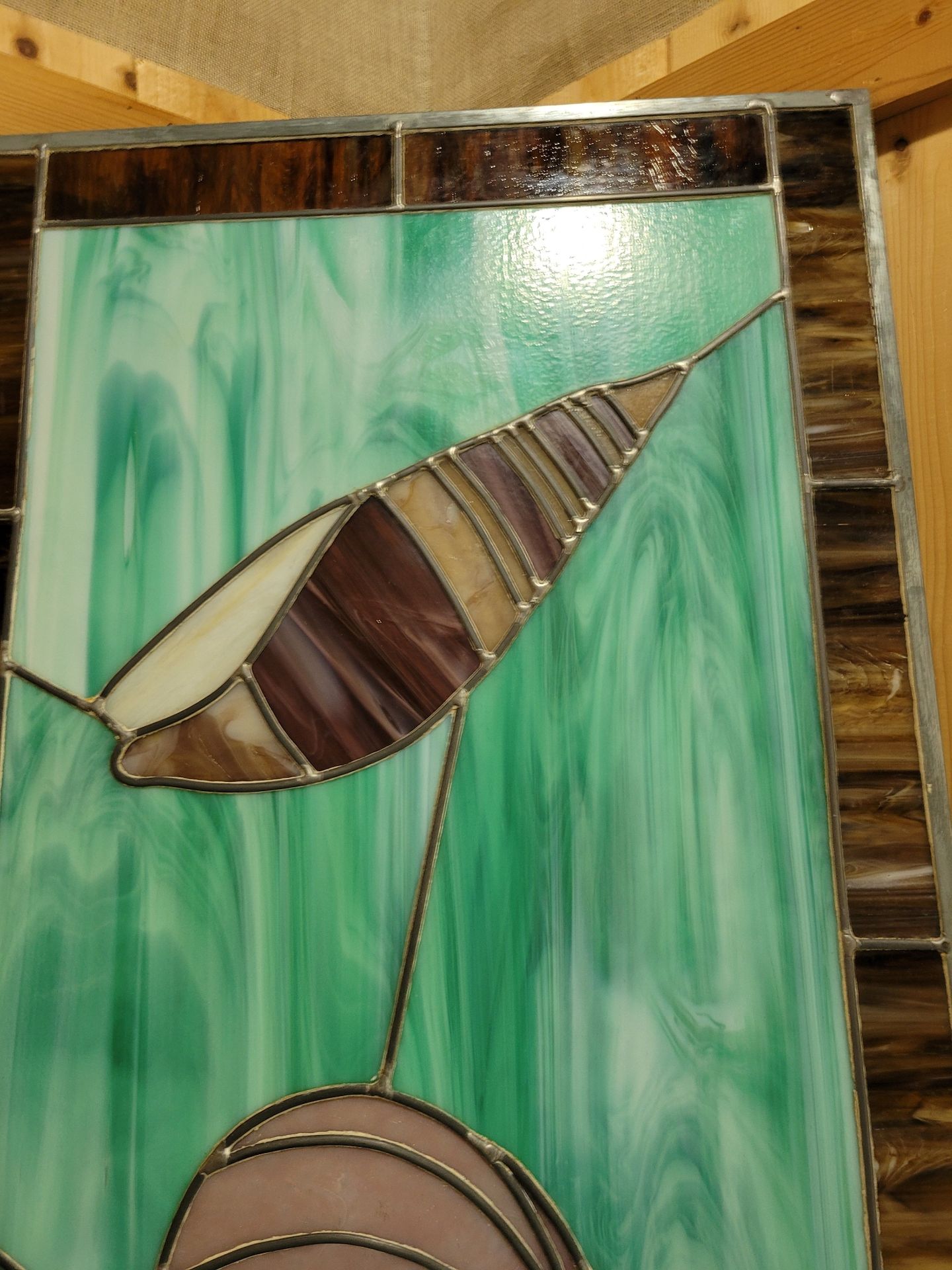 PNW Stained Glass #3 WITH CRACK - image 2 of 6