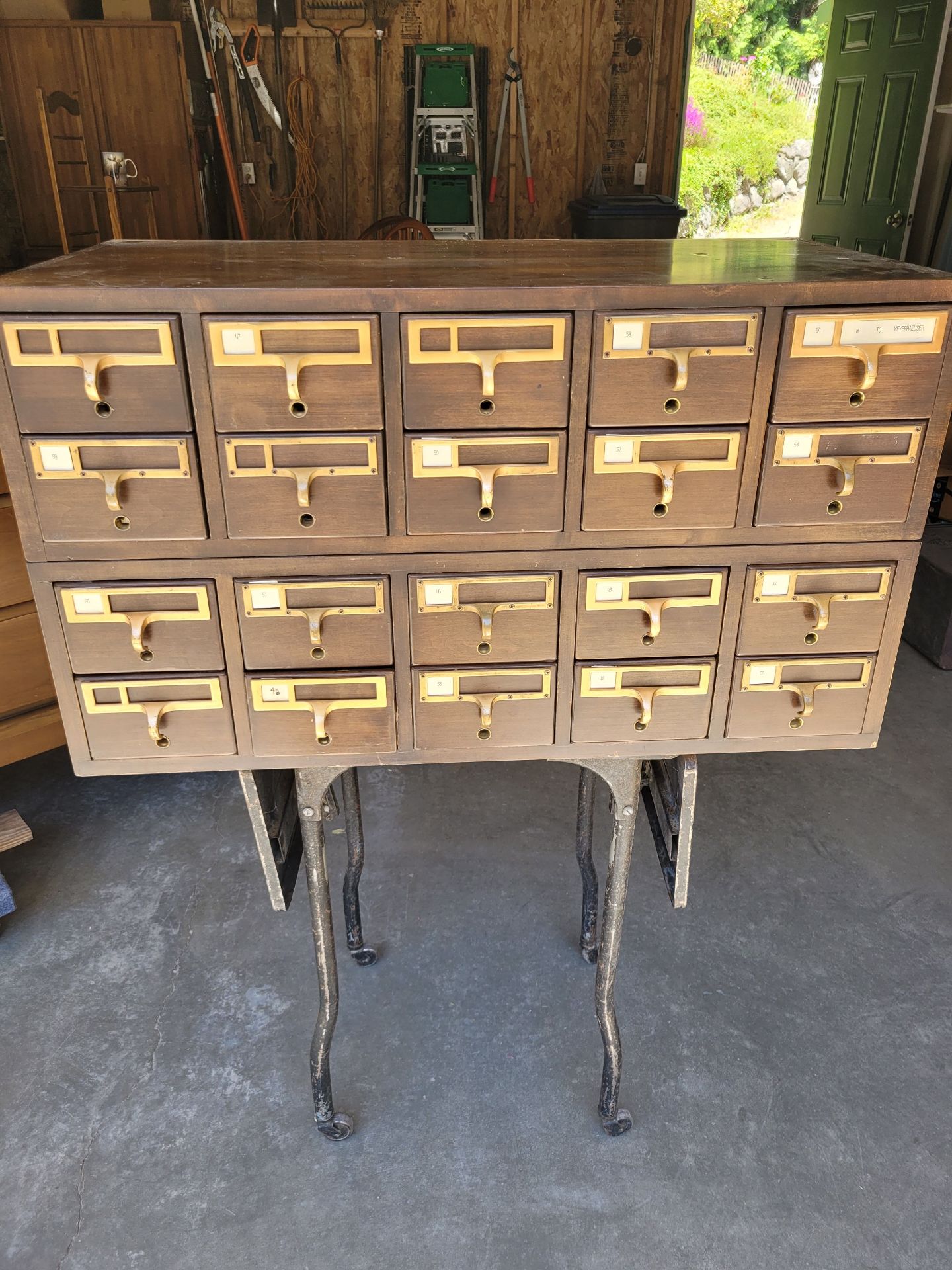 Vintage Library Card Catalog. - image 1 of 10
