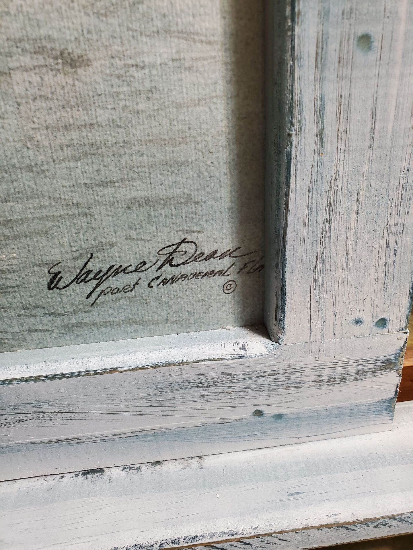 Rustic Window Frame Coastal Wall Art - image 5 of 9