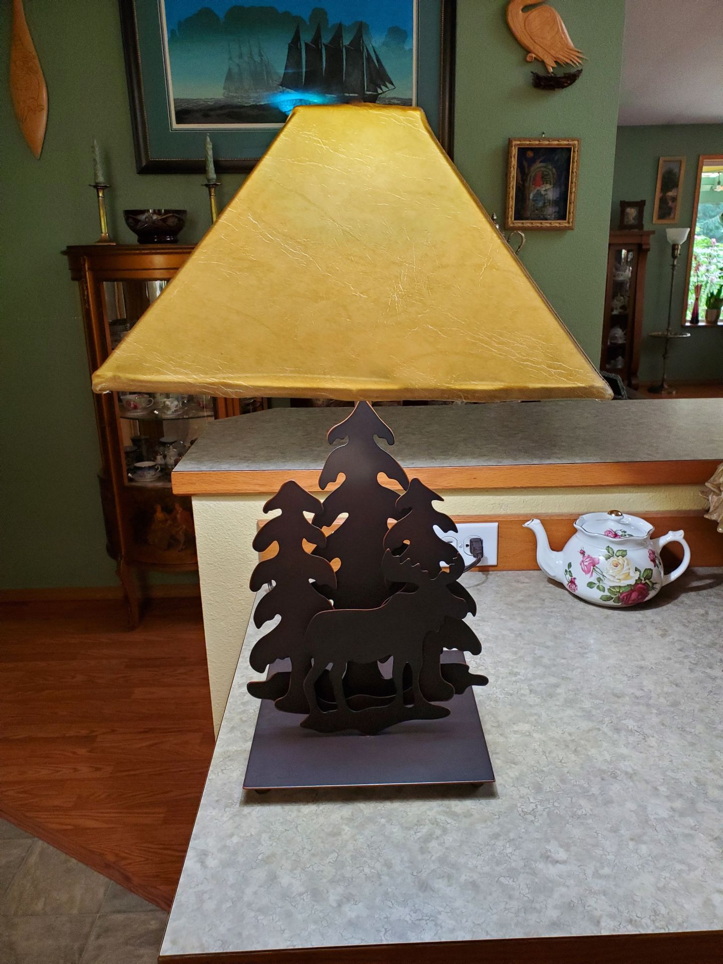 Metal Moose Lamp, 3D - image 2 of 7