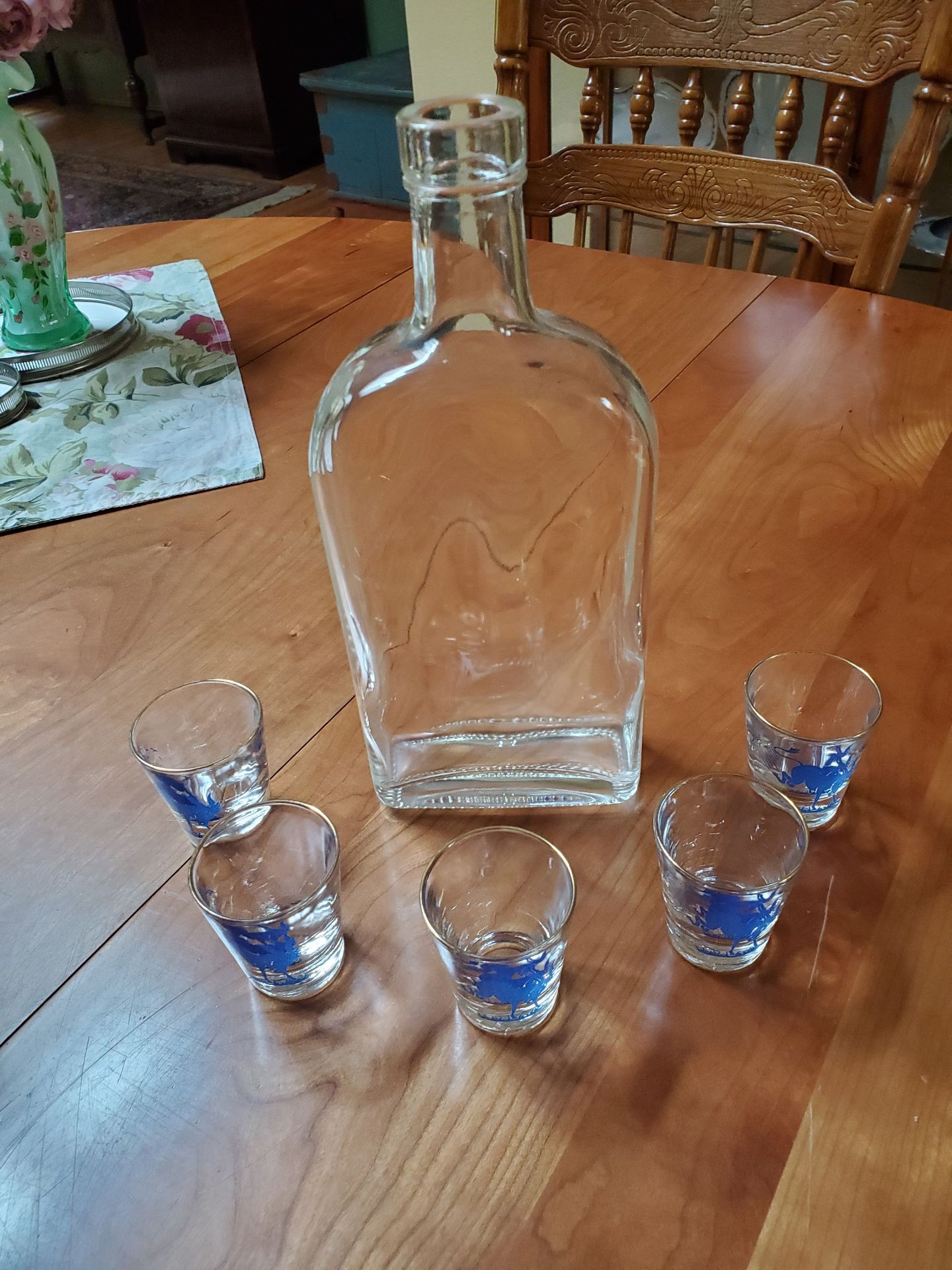 Bottle And Shot Glasses - image 1 of 7