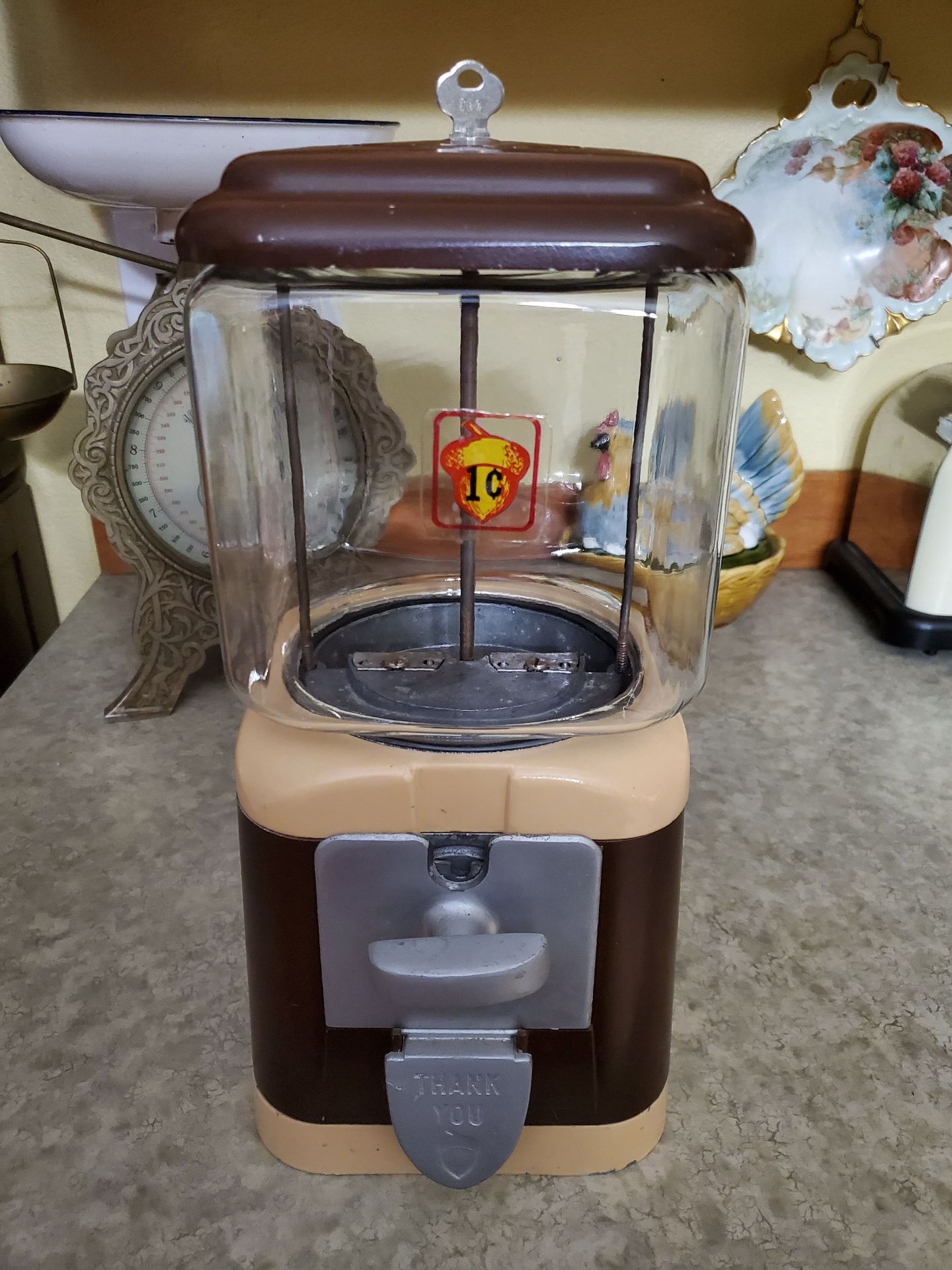 1 Cent Peanut Dispenser. - image 1 of 6