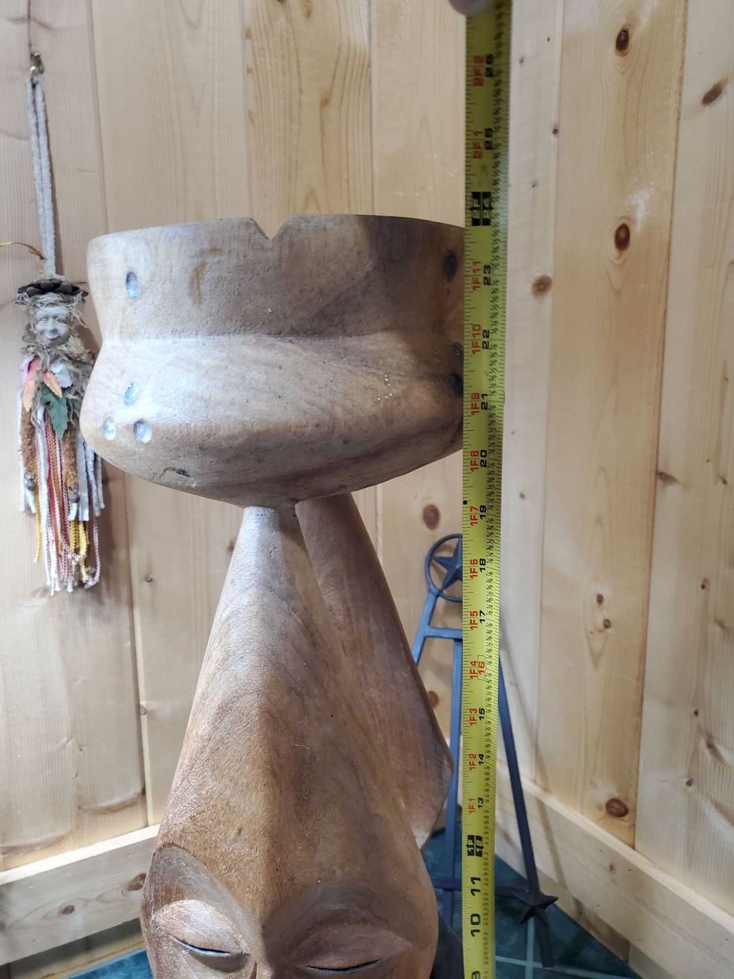 African Floor Ashtray - image 6 of 10