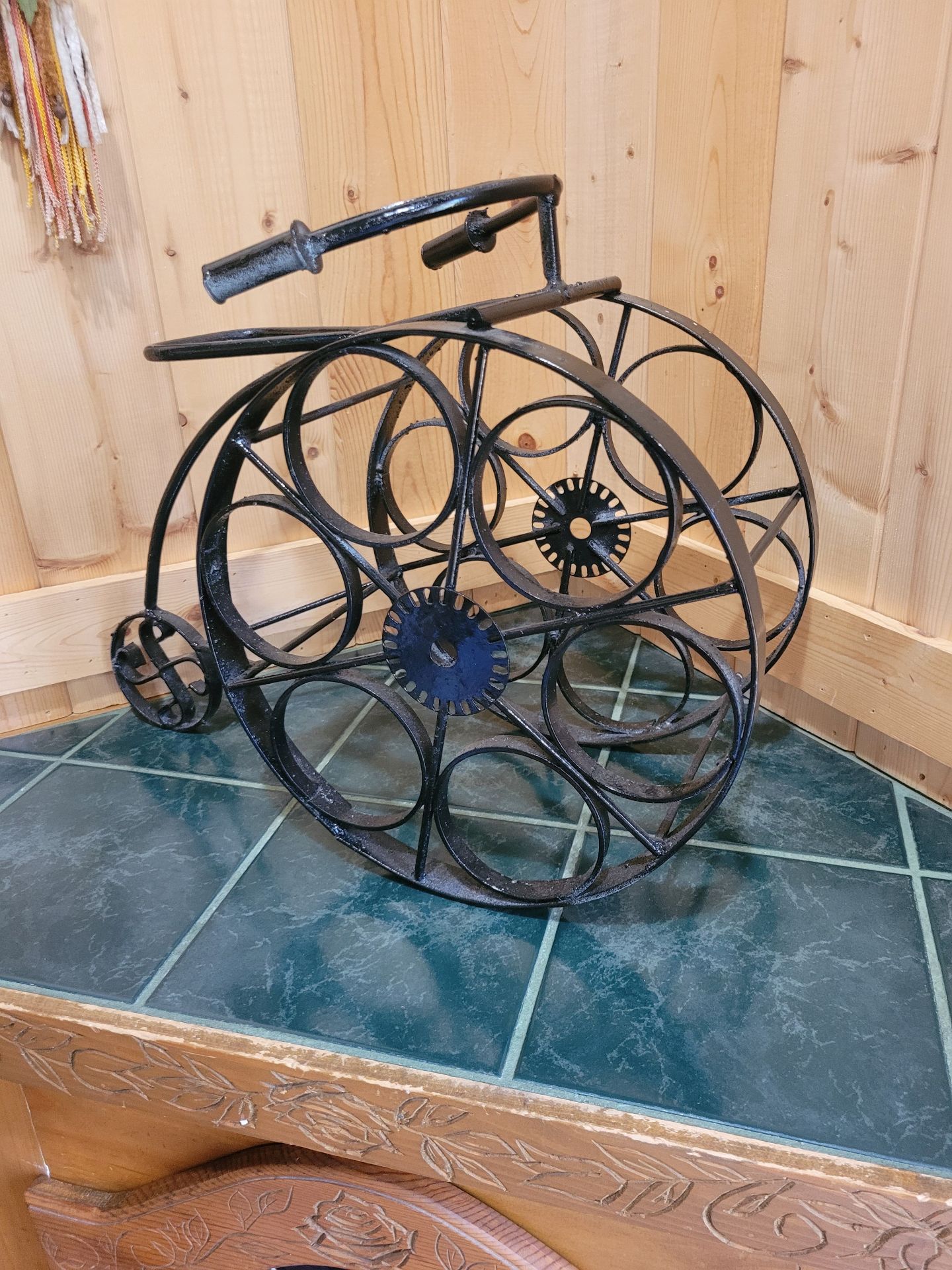 Tricycle Wine Rack - image 3 of 5