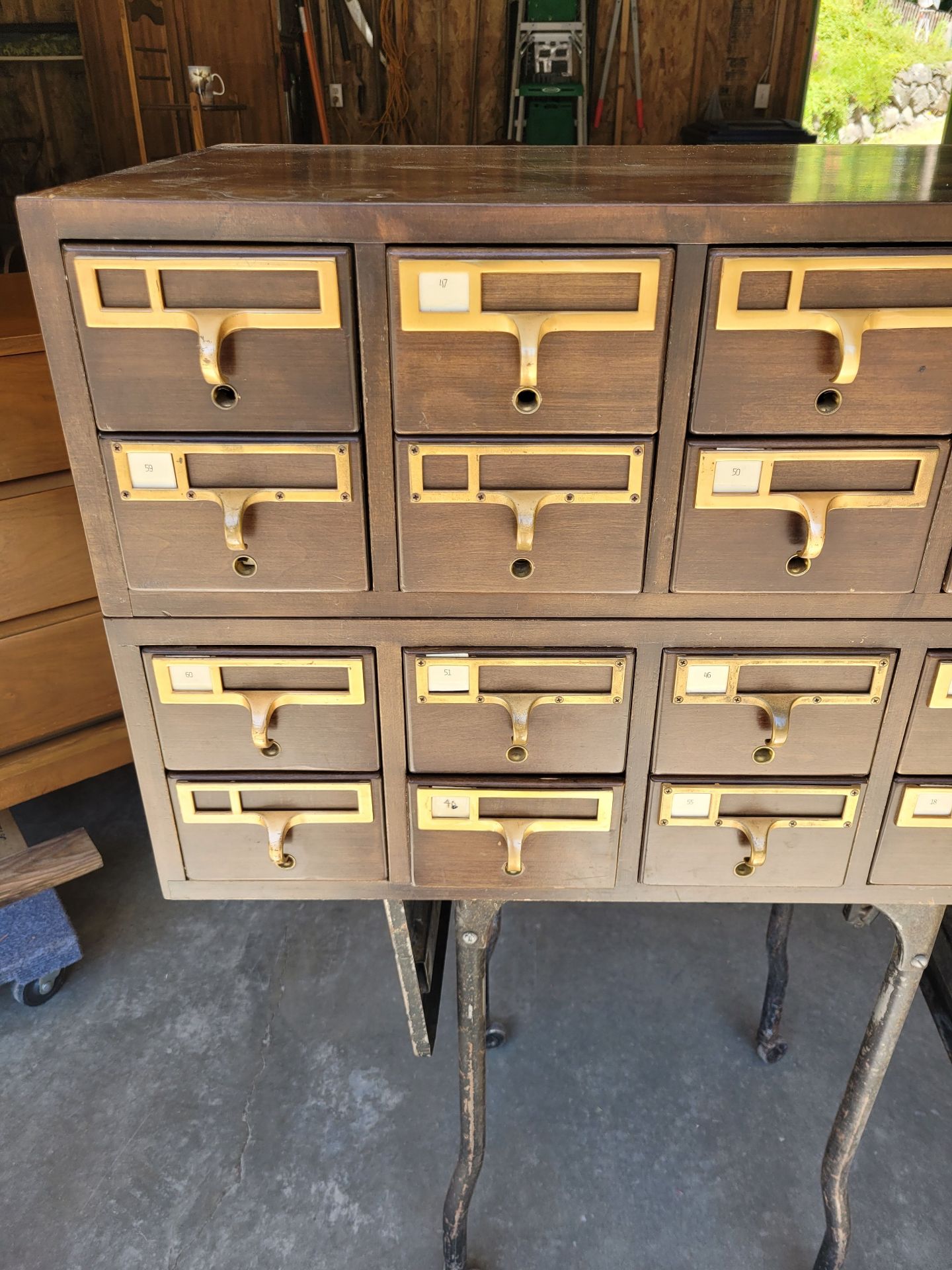 Vintage Library Card Catalog. - image 2 of 10