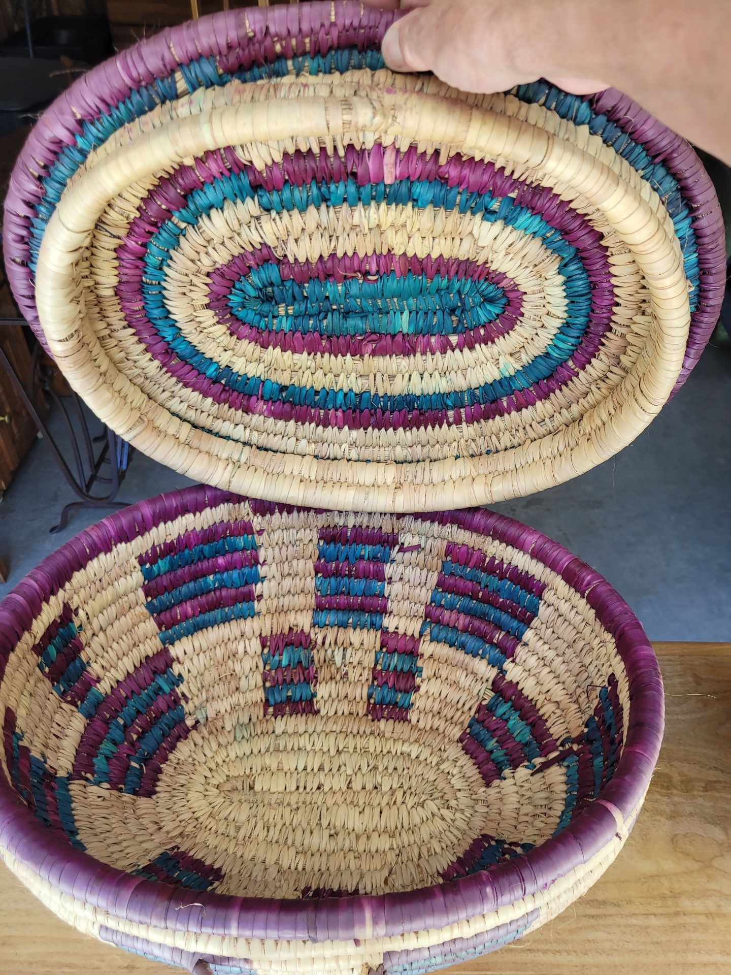 Two Baskets TABLE NOT INCLUDED. - image 3 of 9