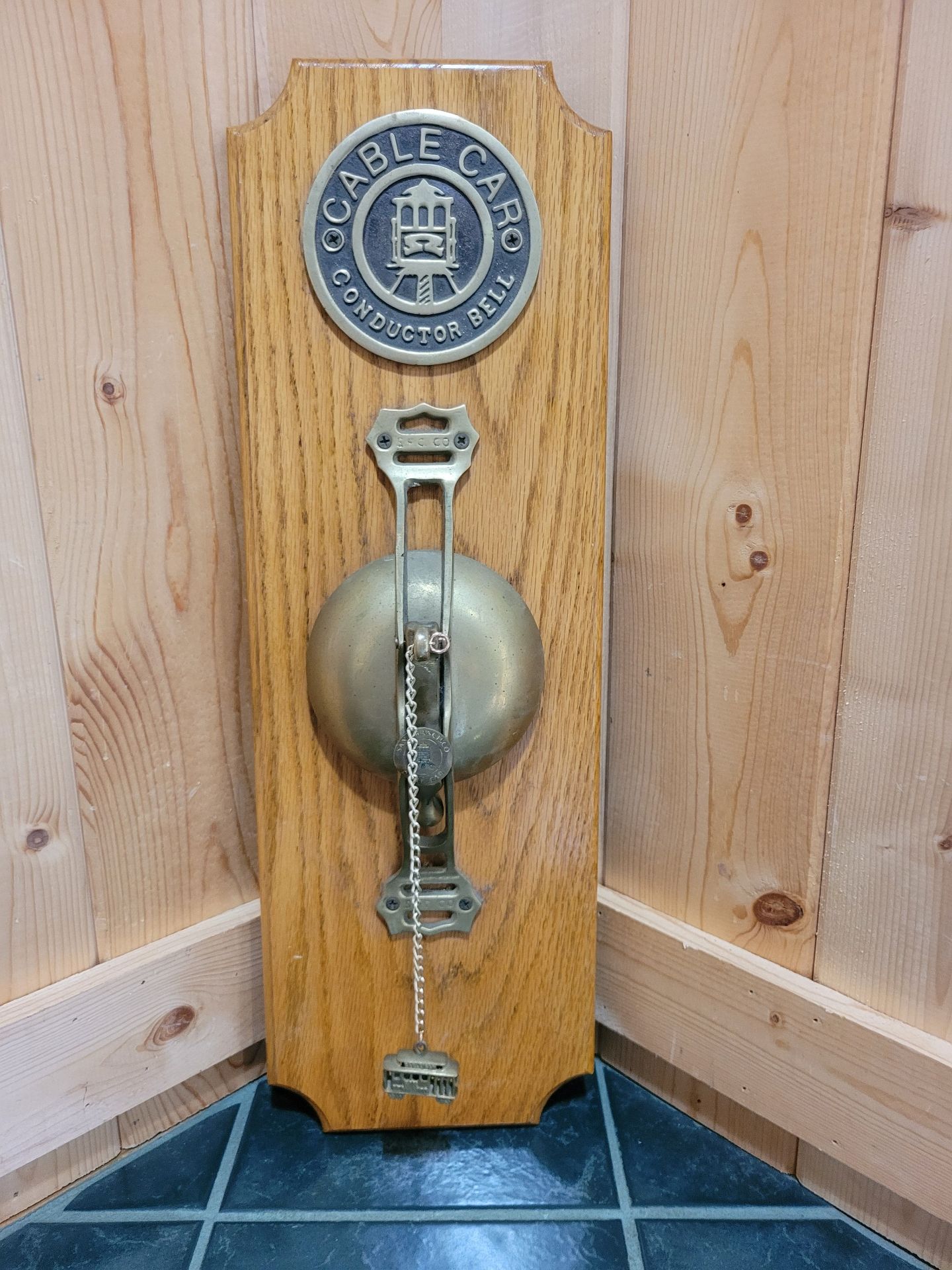 San Francisco Cable Car Conductor Bell. - image 1 of 5