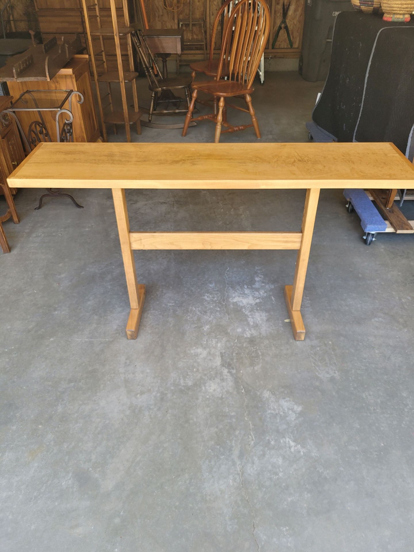 Hand Crafted Maple Entry Table - image 1 of 10