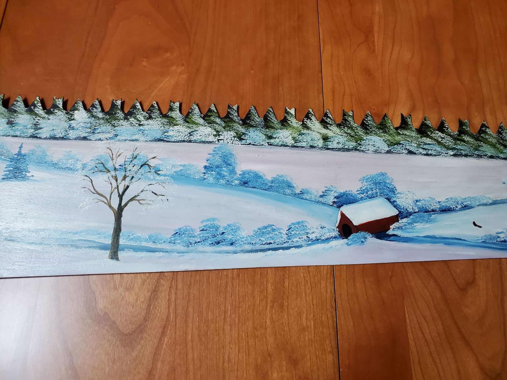 Painted One Man Crosscut Saw. 4ft. - image 4 of 8