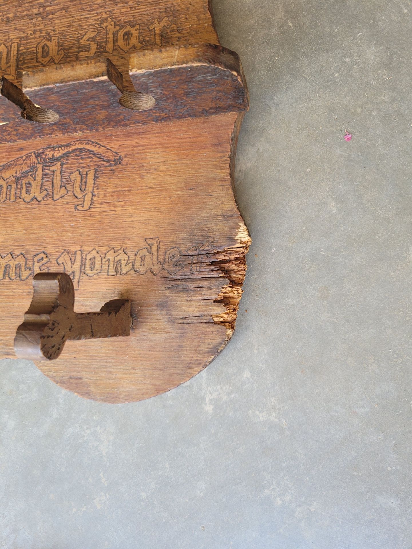 Antique Pub Pipe Rack - image 6 of 7