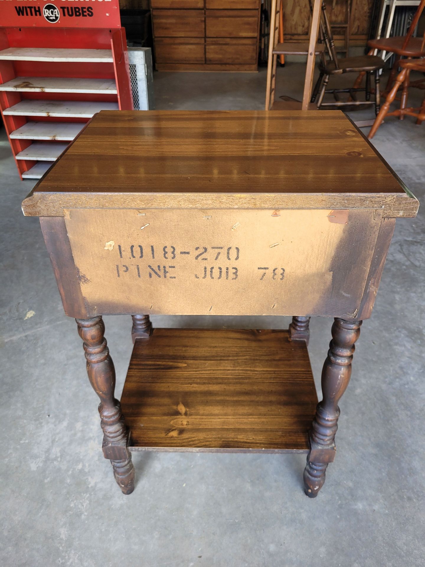 Quality Dark End Table - image 5 of 5