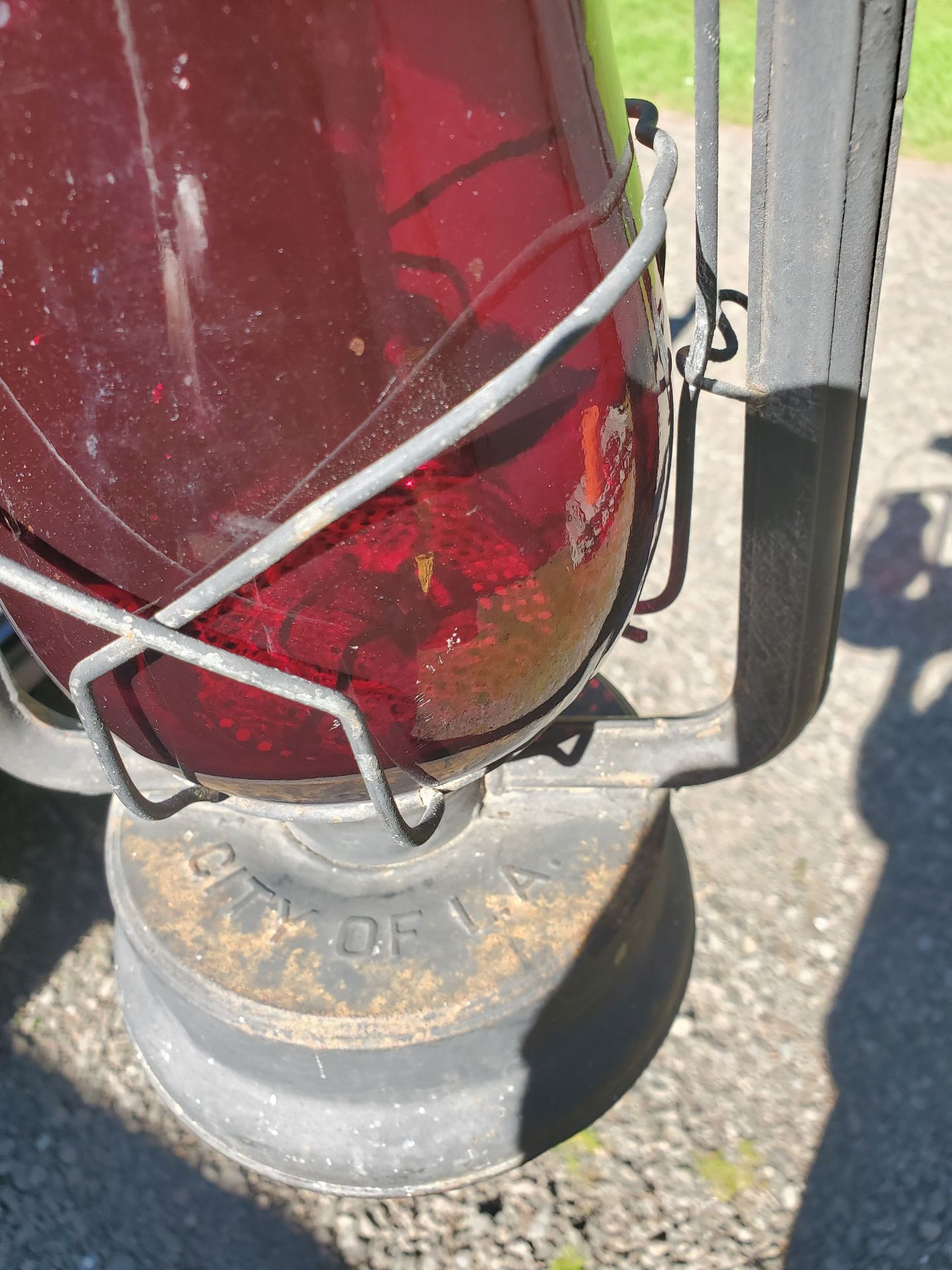 City Of LA. Railroad Lantern. - image 4 of 6