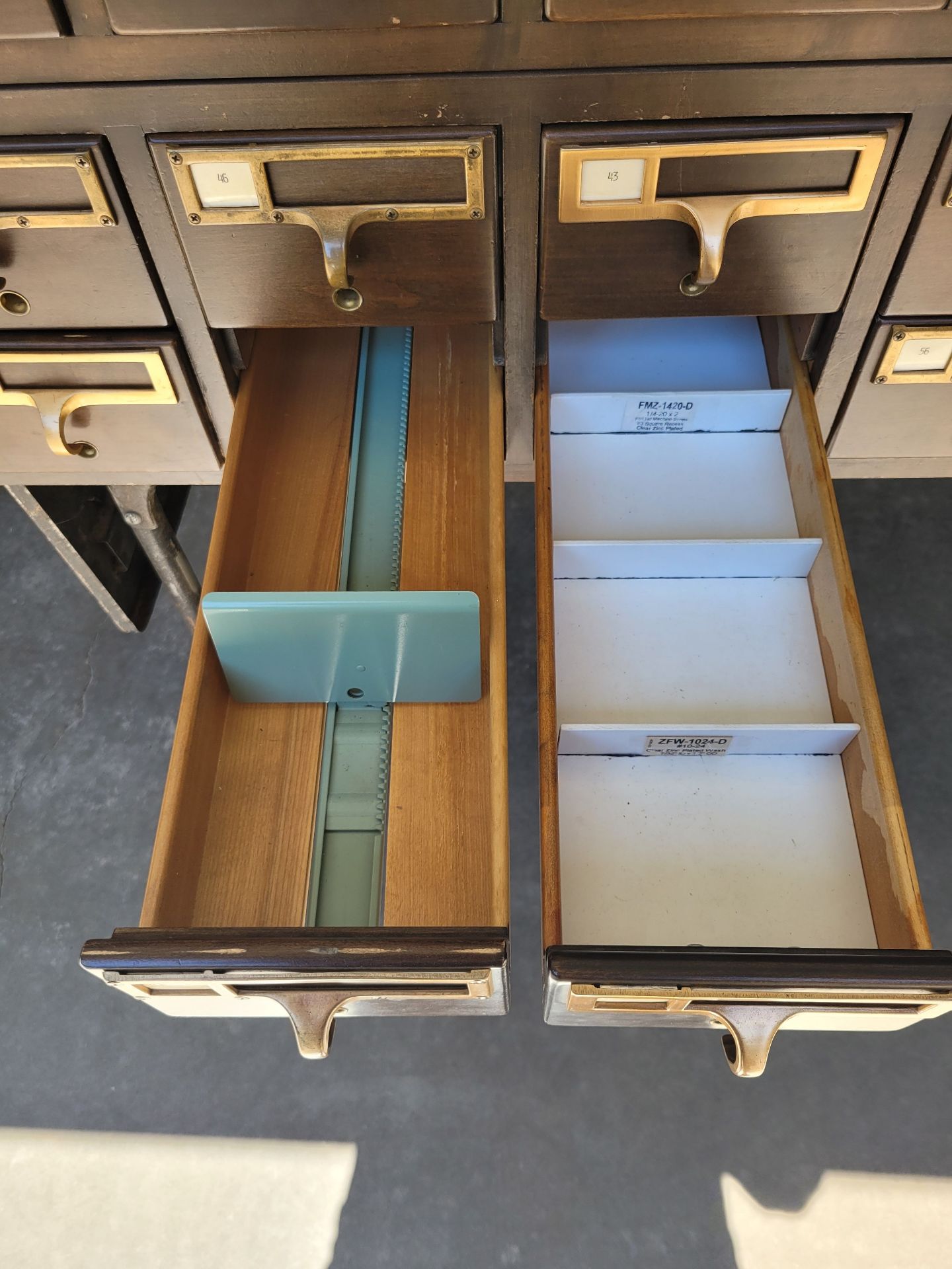 Vintage Library Card Catalog. - image 4 of 10