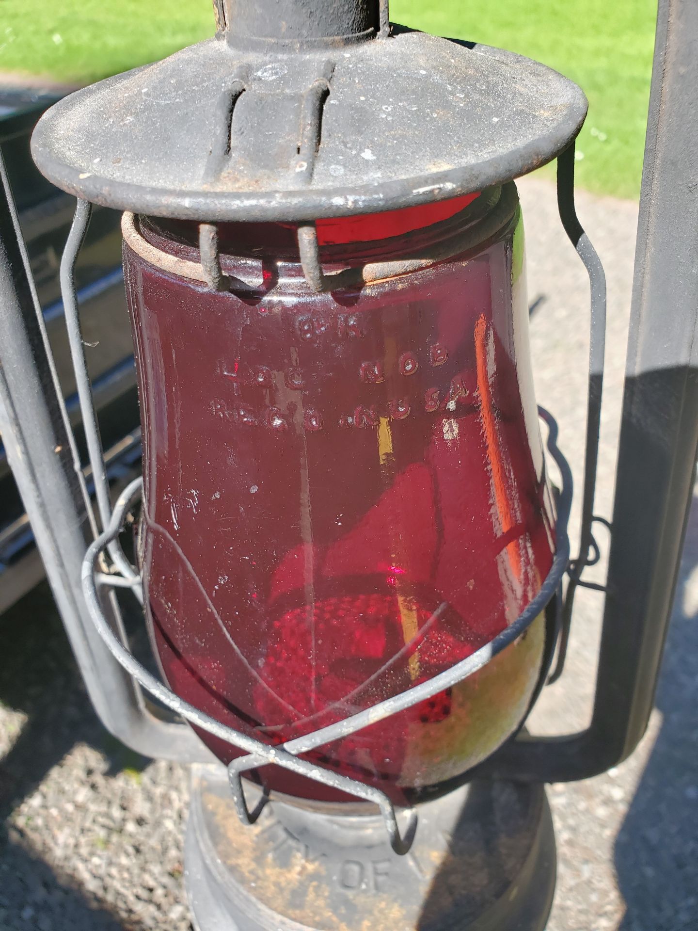 City Of LA. Railroad Lantern. - image 5 of 6