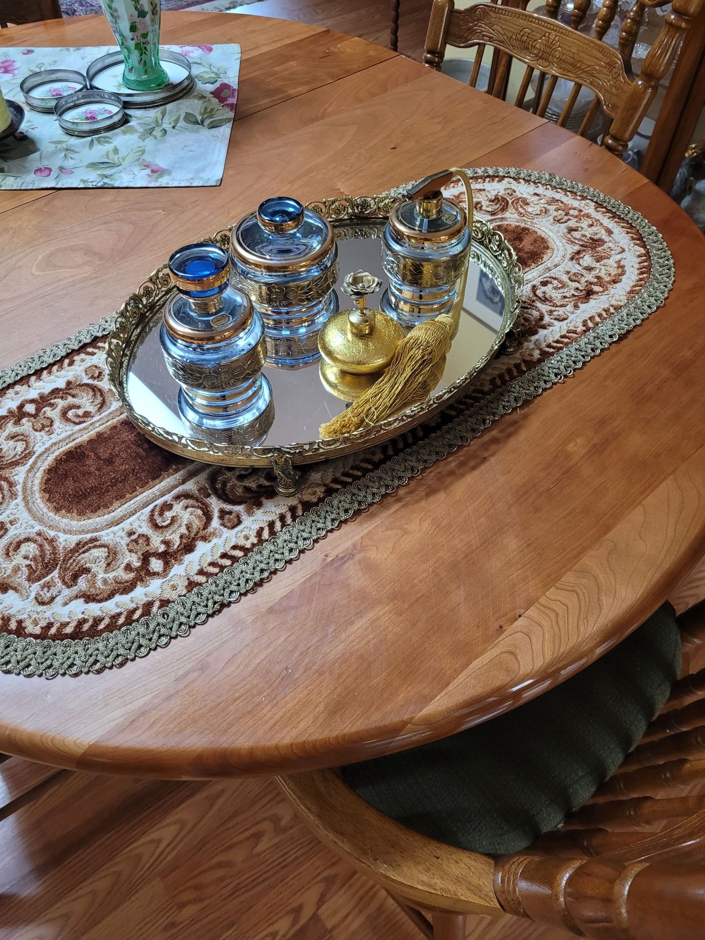 Bohemia Vanity Set With Accent Tray And Table Runner. - image 1 of 15