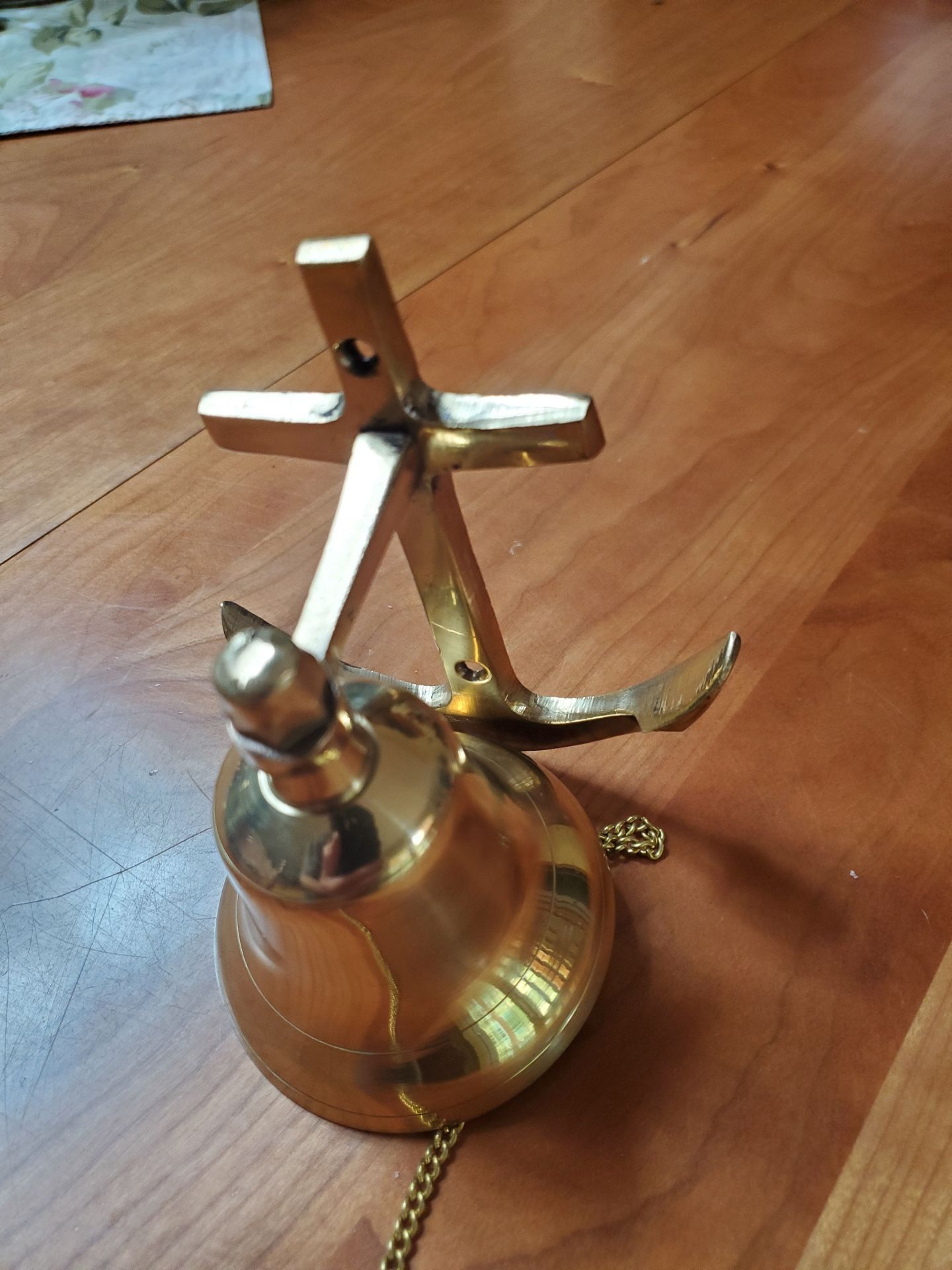 Brass Bells With Anchors - image 3 of 6