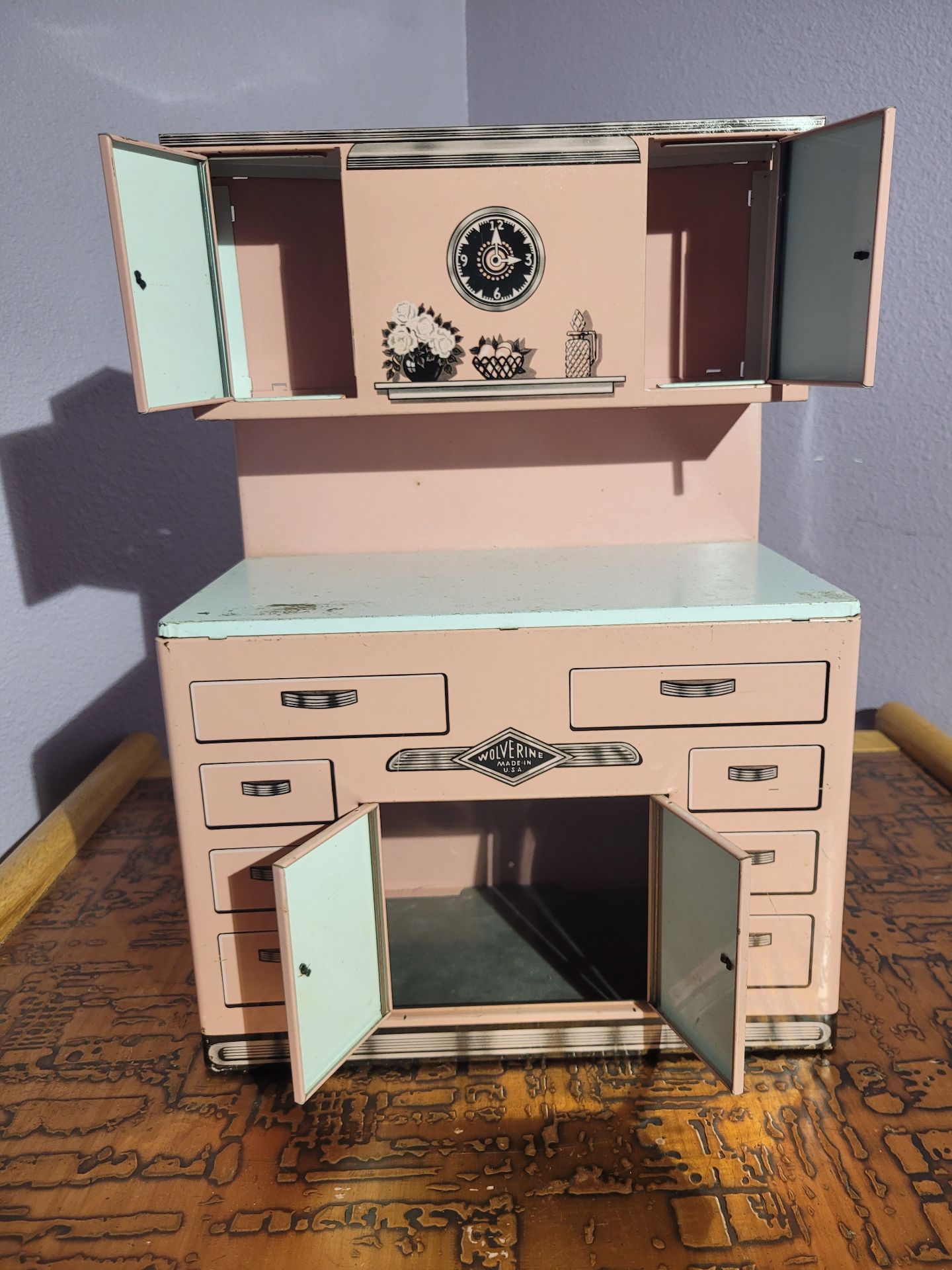 Wolverine Large Tin Toy Doll Cabinet. - image 4 of 7