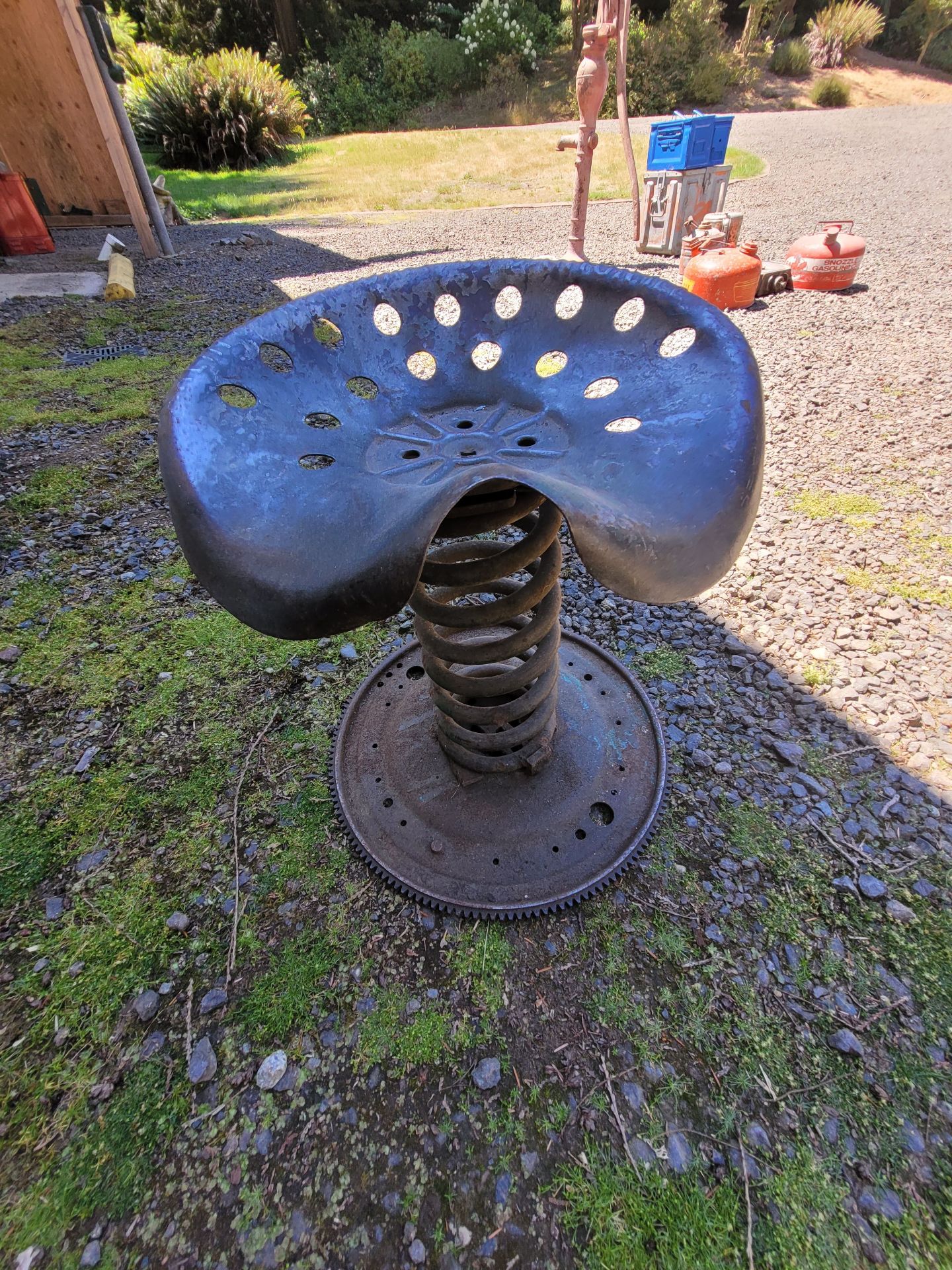 Tractor Seat Shop Stool. - image 1 of 5