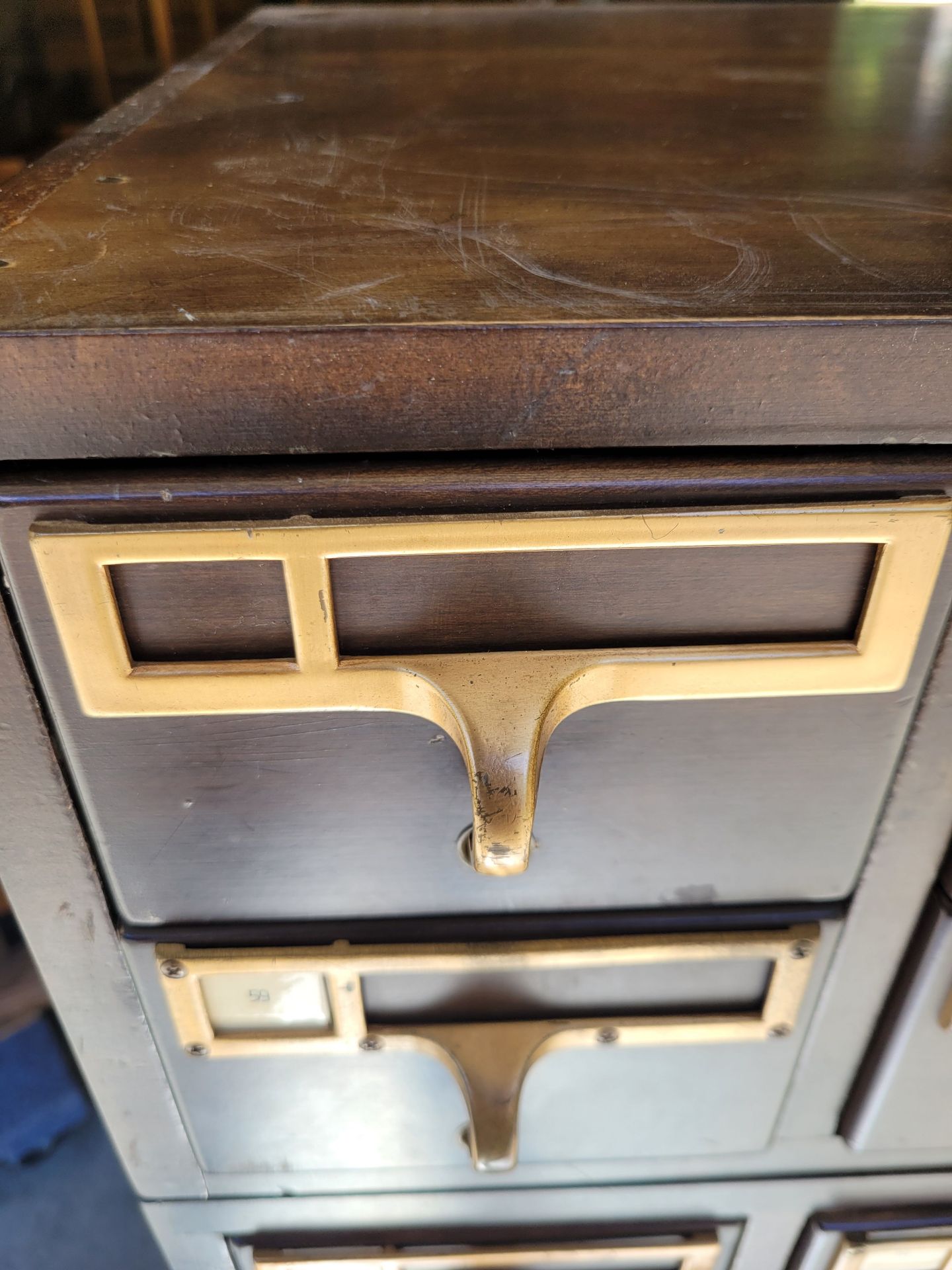 Vintage Library Card Catalog. - image 9 of 10
