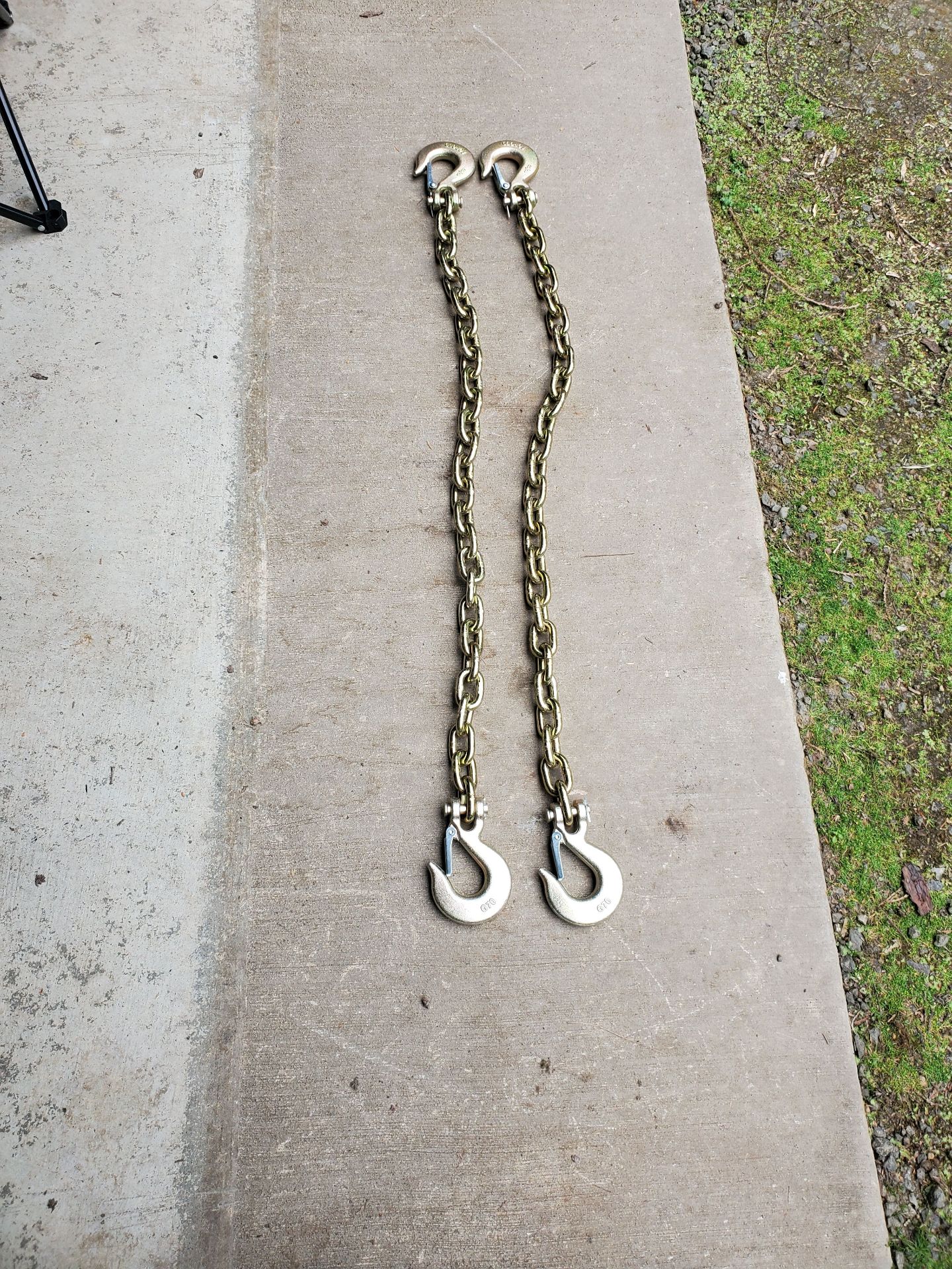 Clevis Hooks And Chain. - image 1 of 3