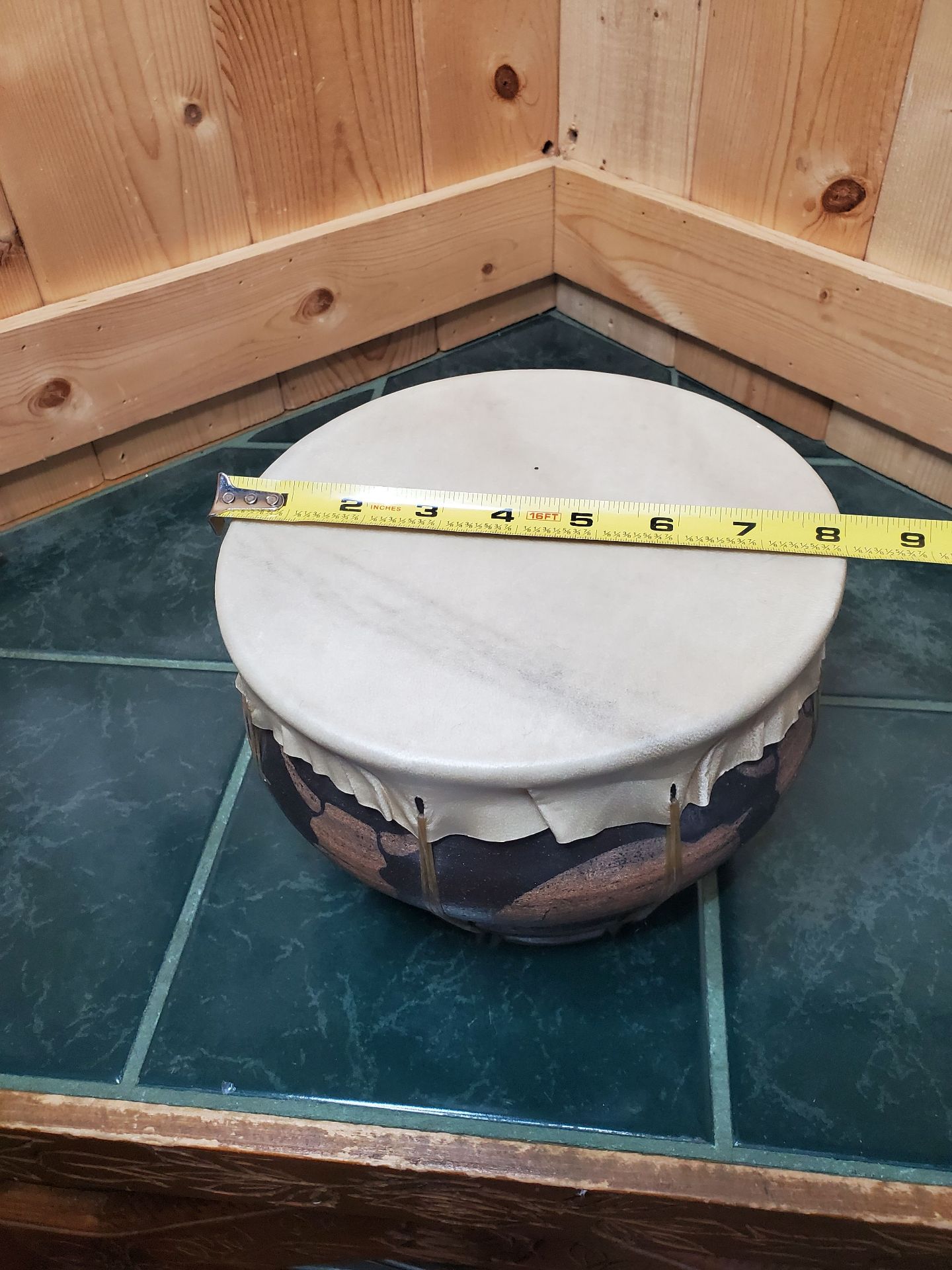 Clay Drum. Hand Crafted. - image 5 of 6