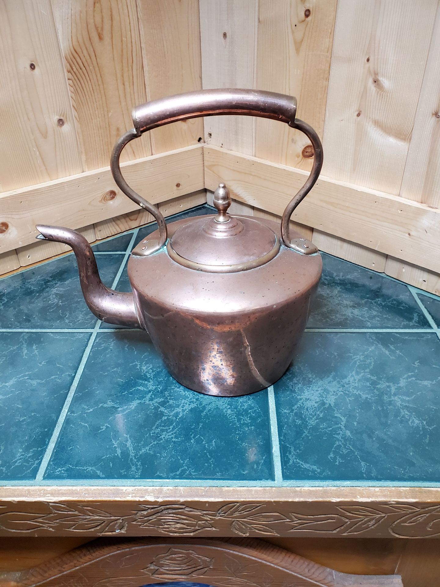 Copper Teapot. - image 1 of 6