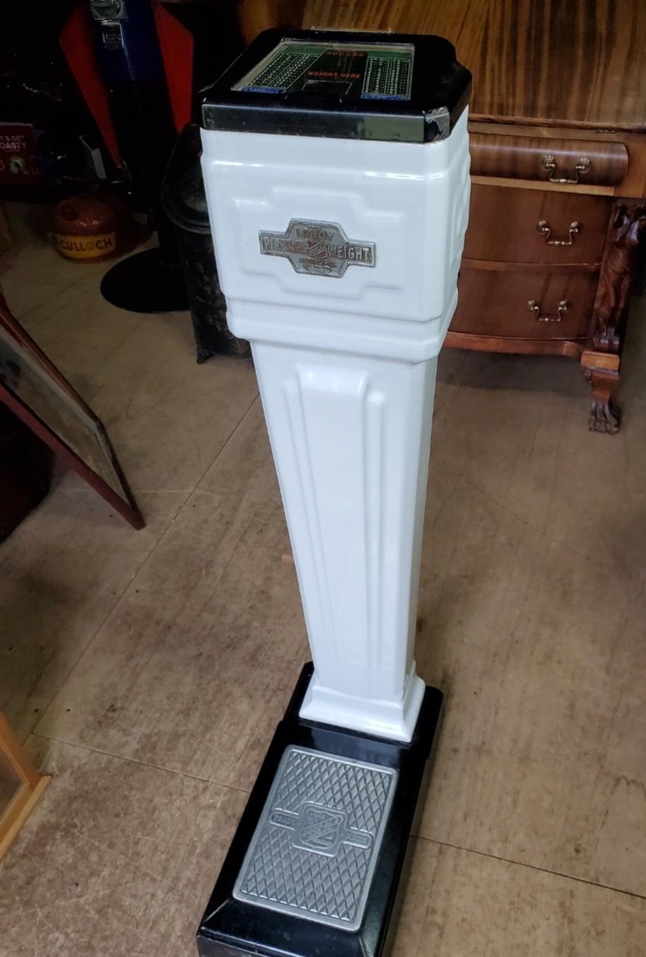 Vintage Rock-Ola Pedestal Weight Scale - image 1 of 7