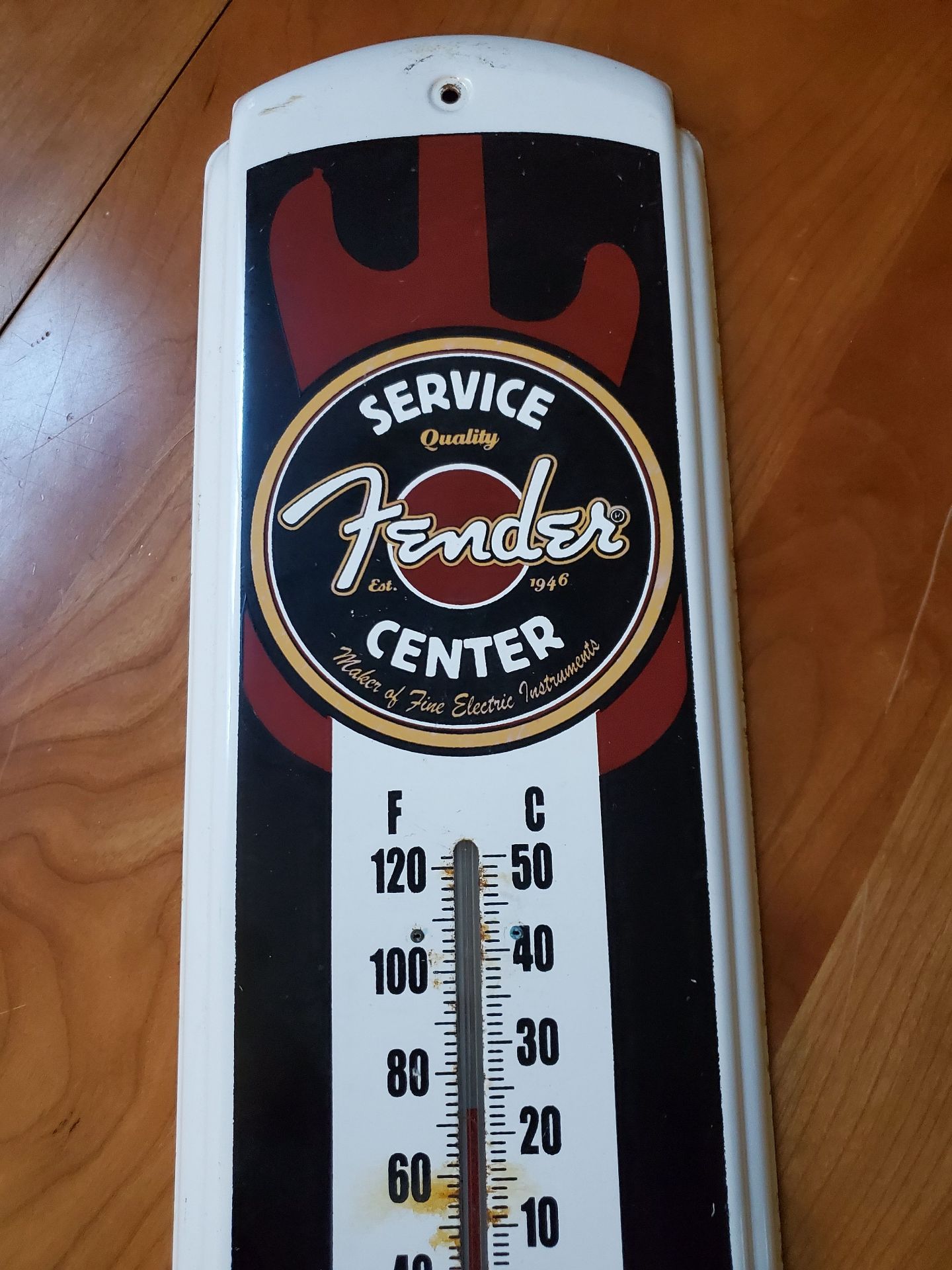 Fender Guitar Outdoor Thermometer - image 2 of 4