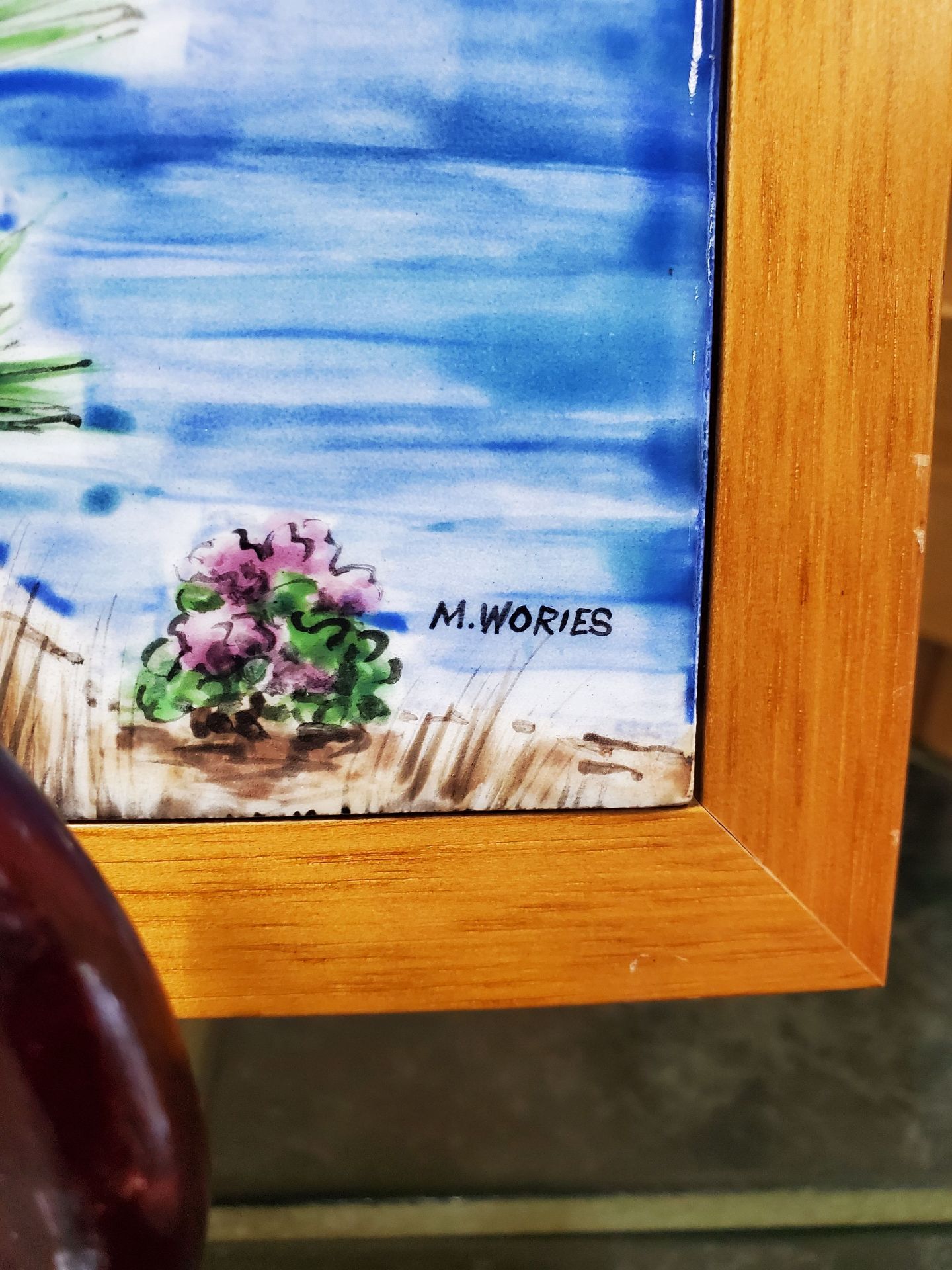 Hand Painted Tiles, Coastal Scenery - image 4 of 7