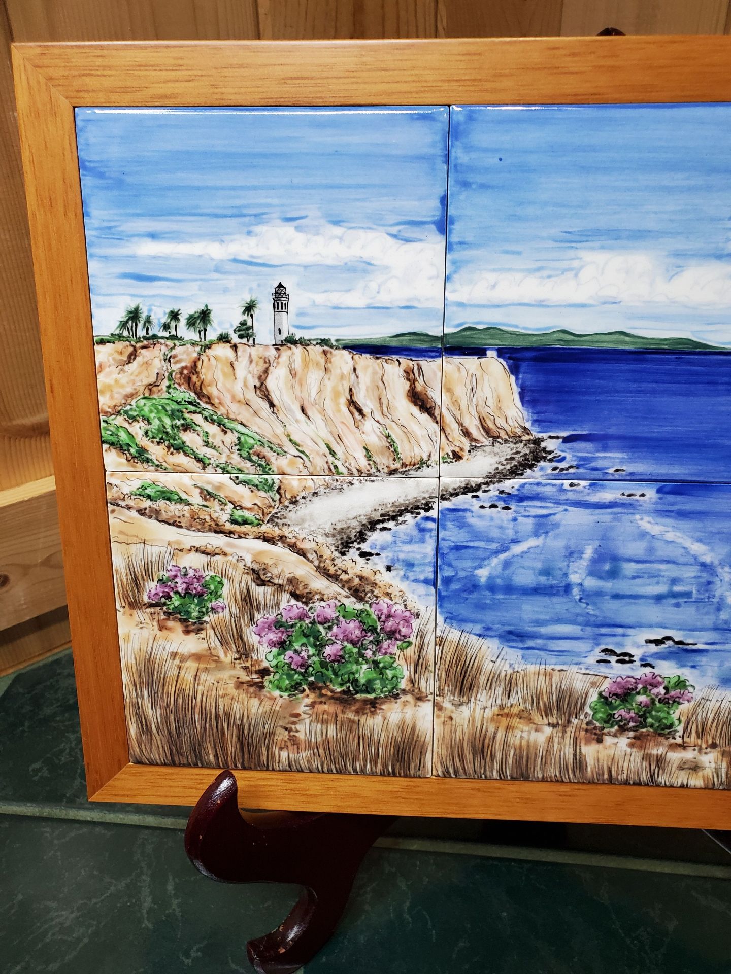 Hand Painted Tiles, Coastal Scenery - image 2 of 7