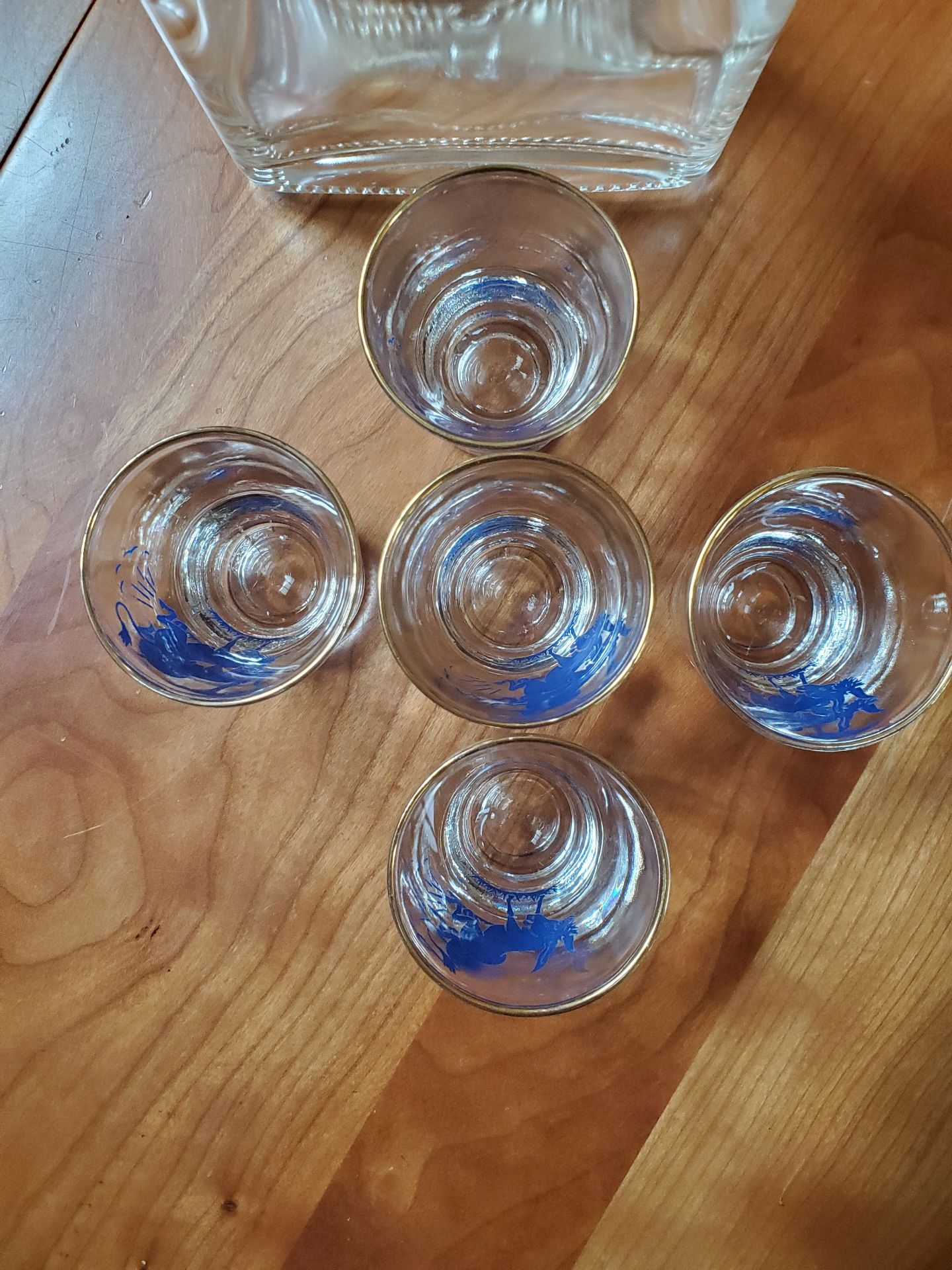 Bottle And Shot Glasses - image 6 of 7