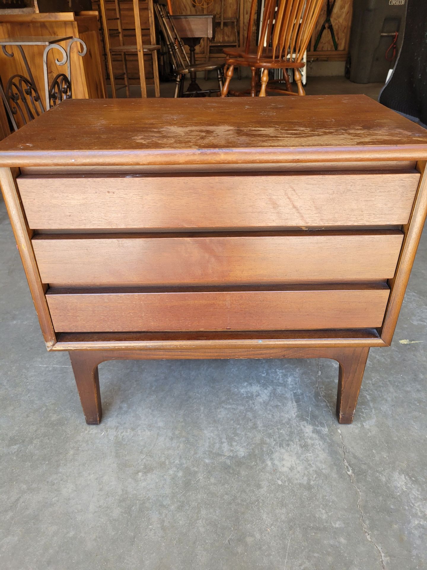 MCM Night Table By Stanley - image 1 of 6