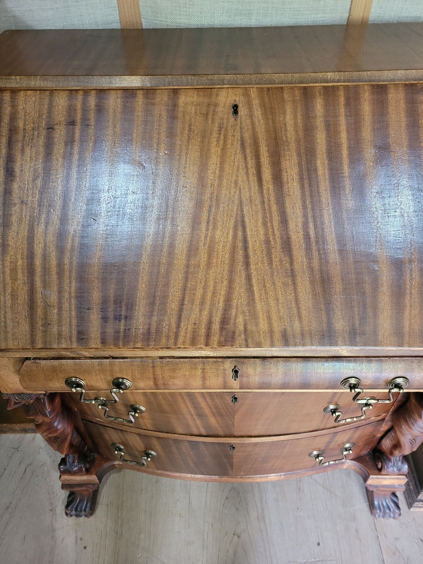 Wooden Secretary Desk with Drawers - image 10 of 10