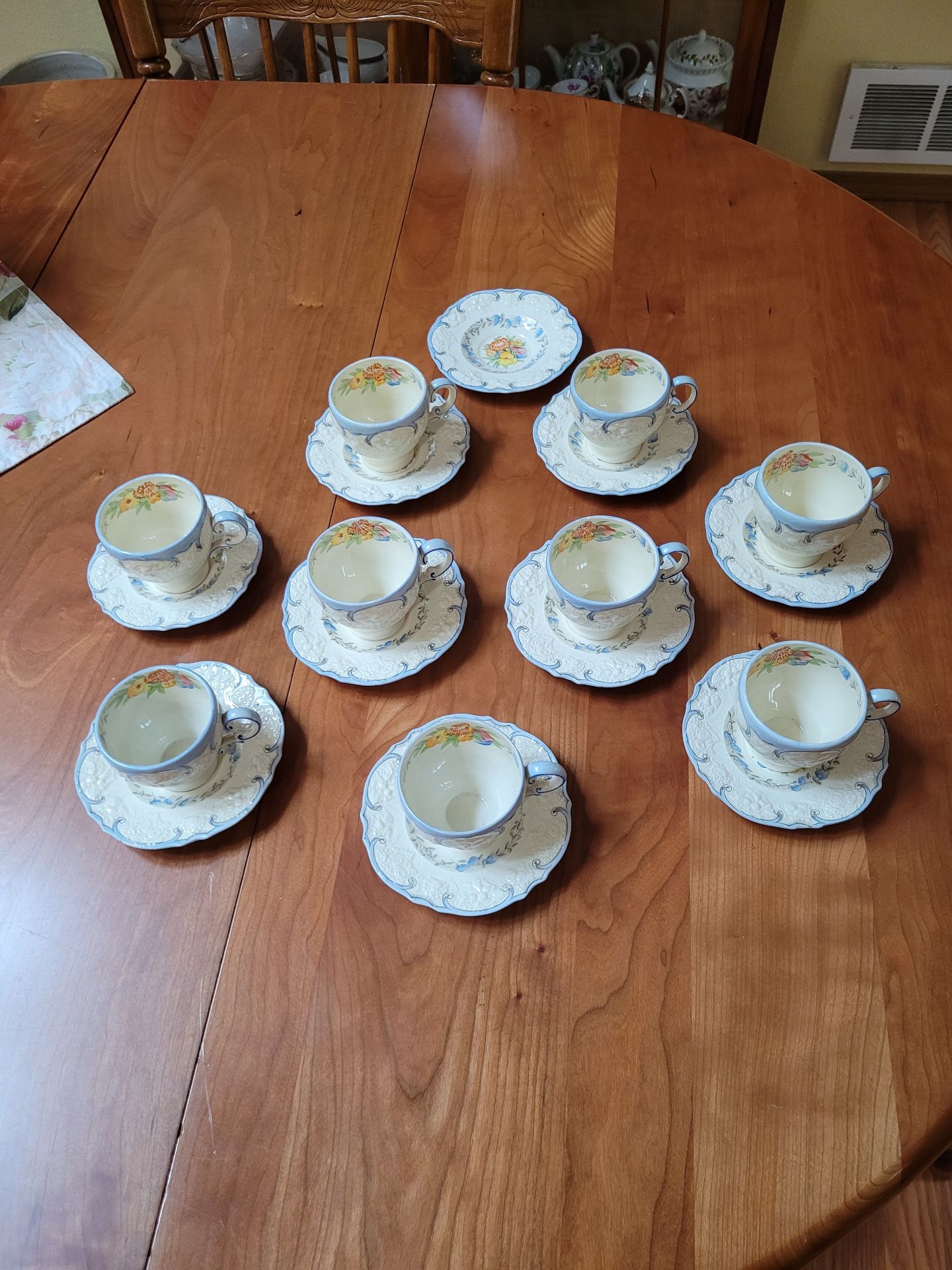 Crown Ducal England Demitasse Cups and Saucers Set - image 1 of 6