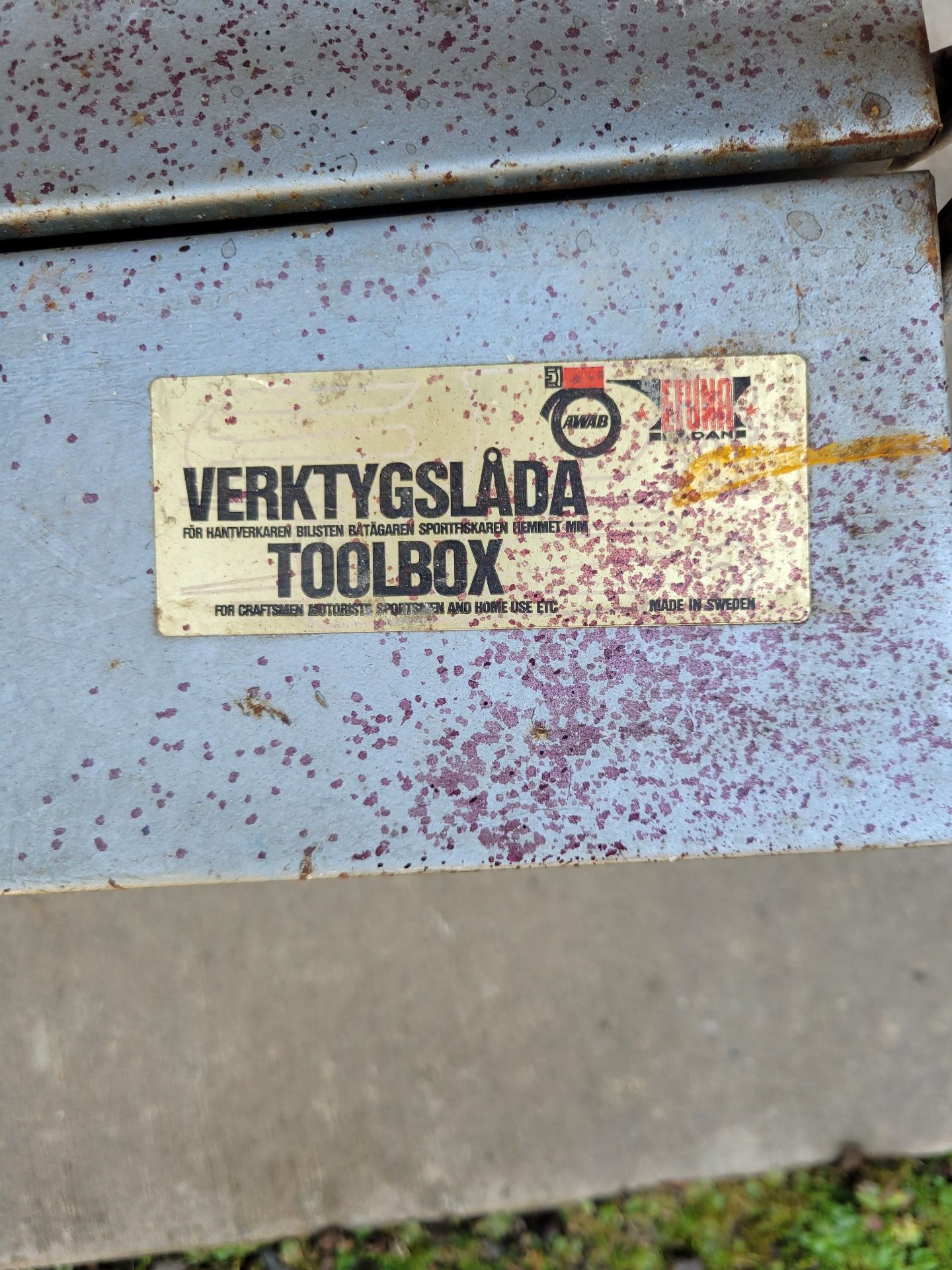 Rare Swedish Toolbox - image 1 of 5