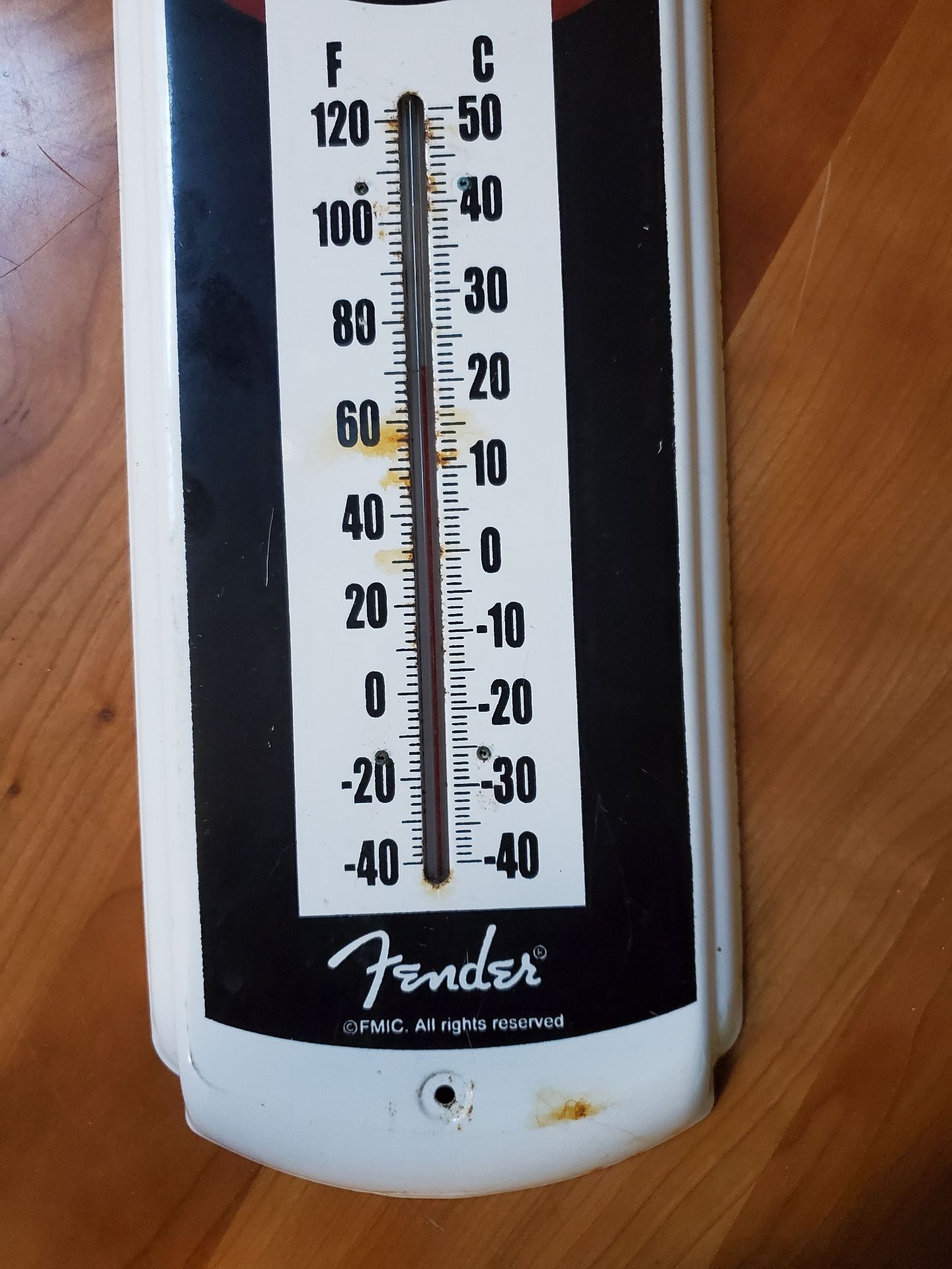 Fender Guitar Outdoor Thermometer - image 3 of 4