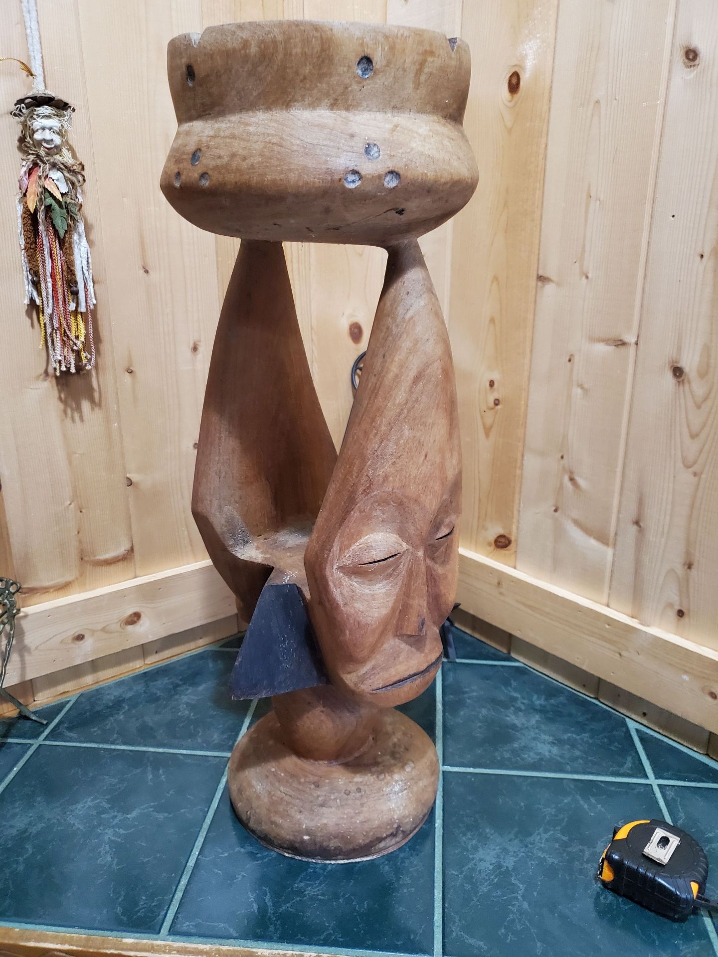 African Floor Ashtray - image 10 of 10
