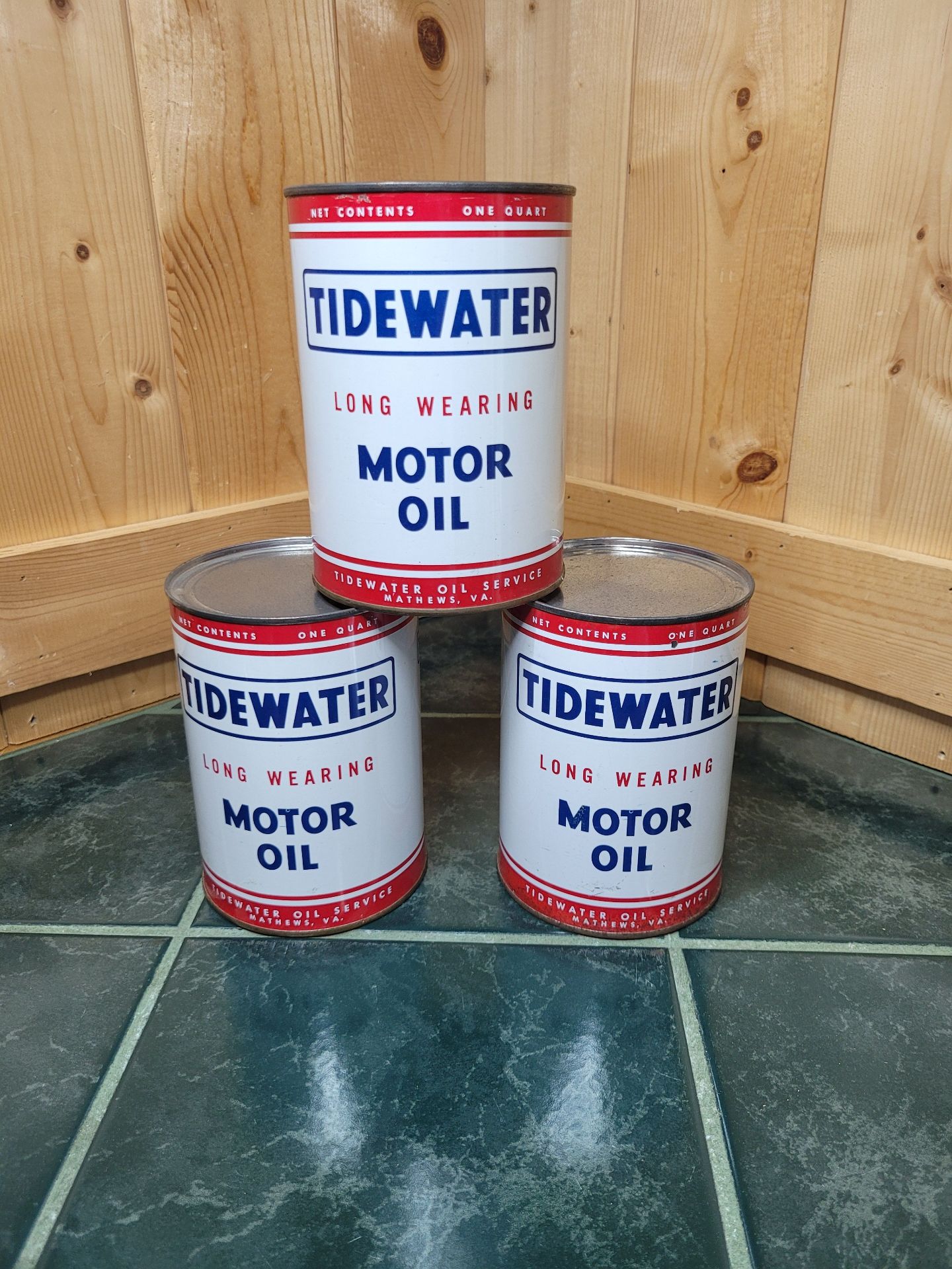 Tidewater Display Oil Cans - image 1 of 3