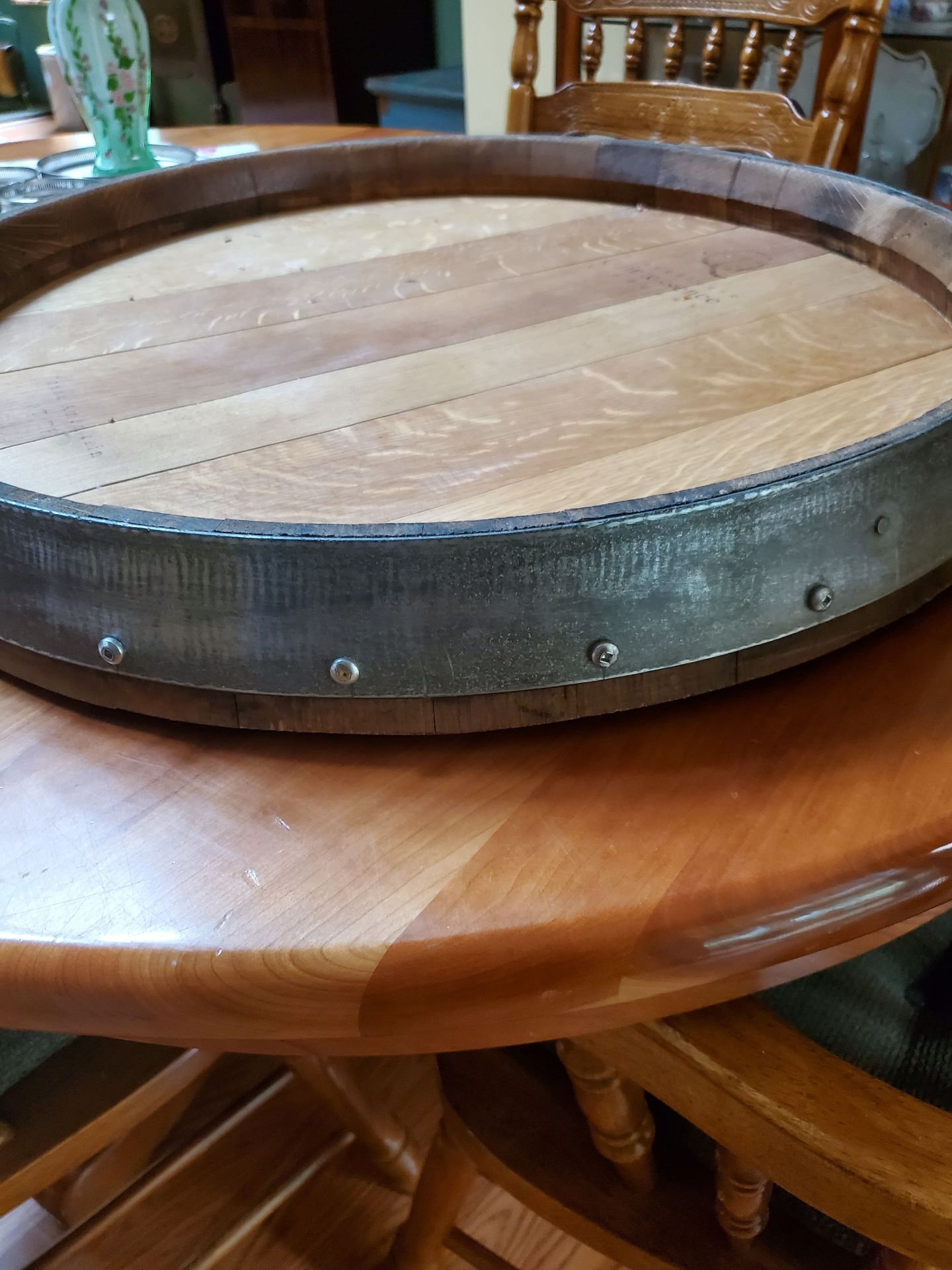 From France. Tonnellerie Quintessence Winery Lazy Susan - image 3 of 4
