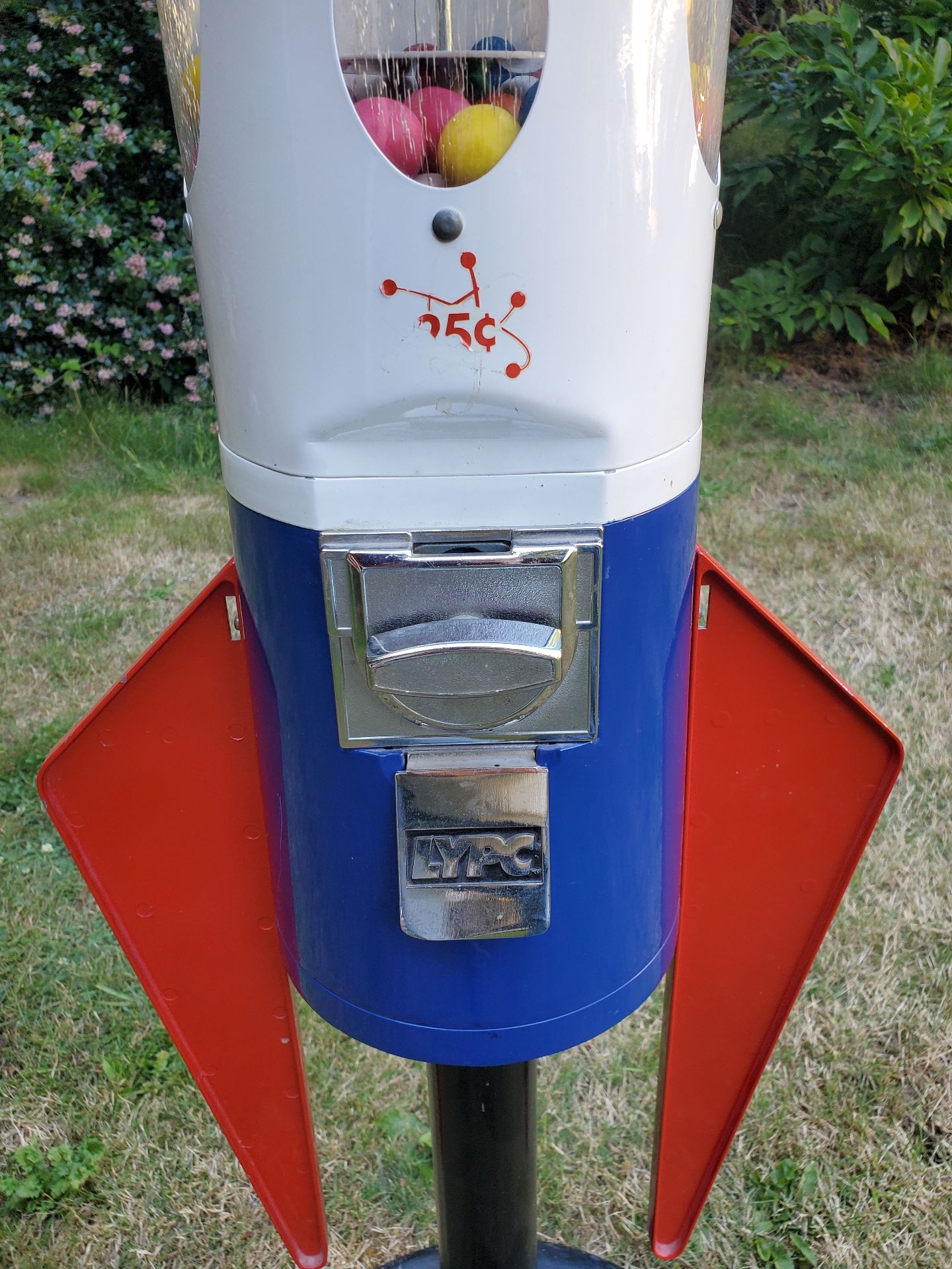 LYPC Retro Rocket Gumball Machine - image 3 of 7