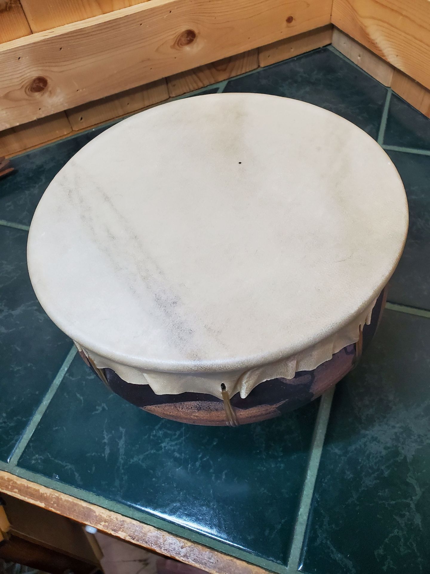 Clay Drum. Hand Crafted. - image 2 of 6