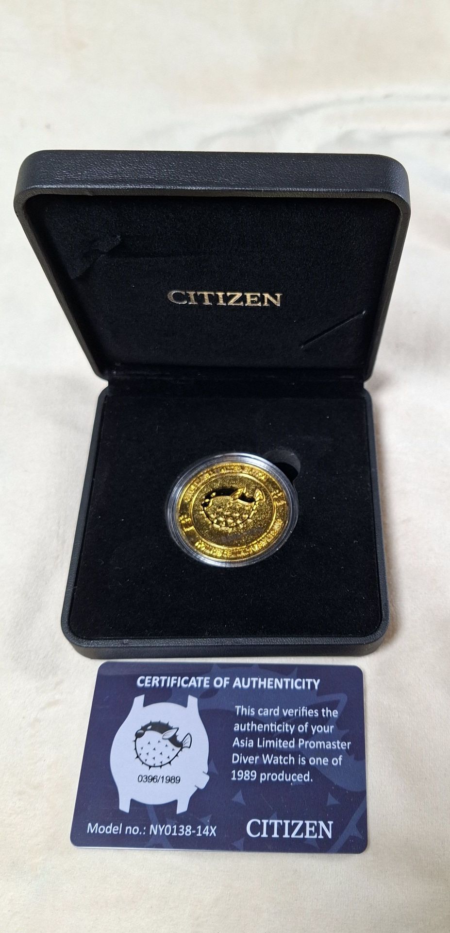 Citizen Promaster Limited Edition Commemorative Coin with Display Case and Certificate - image 1 of 5
