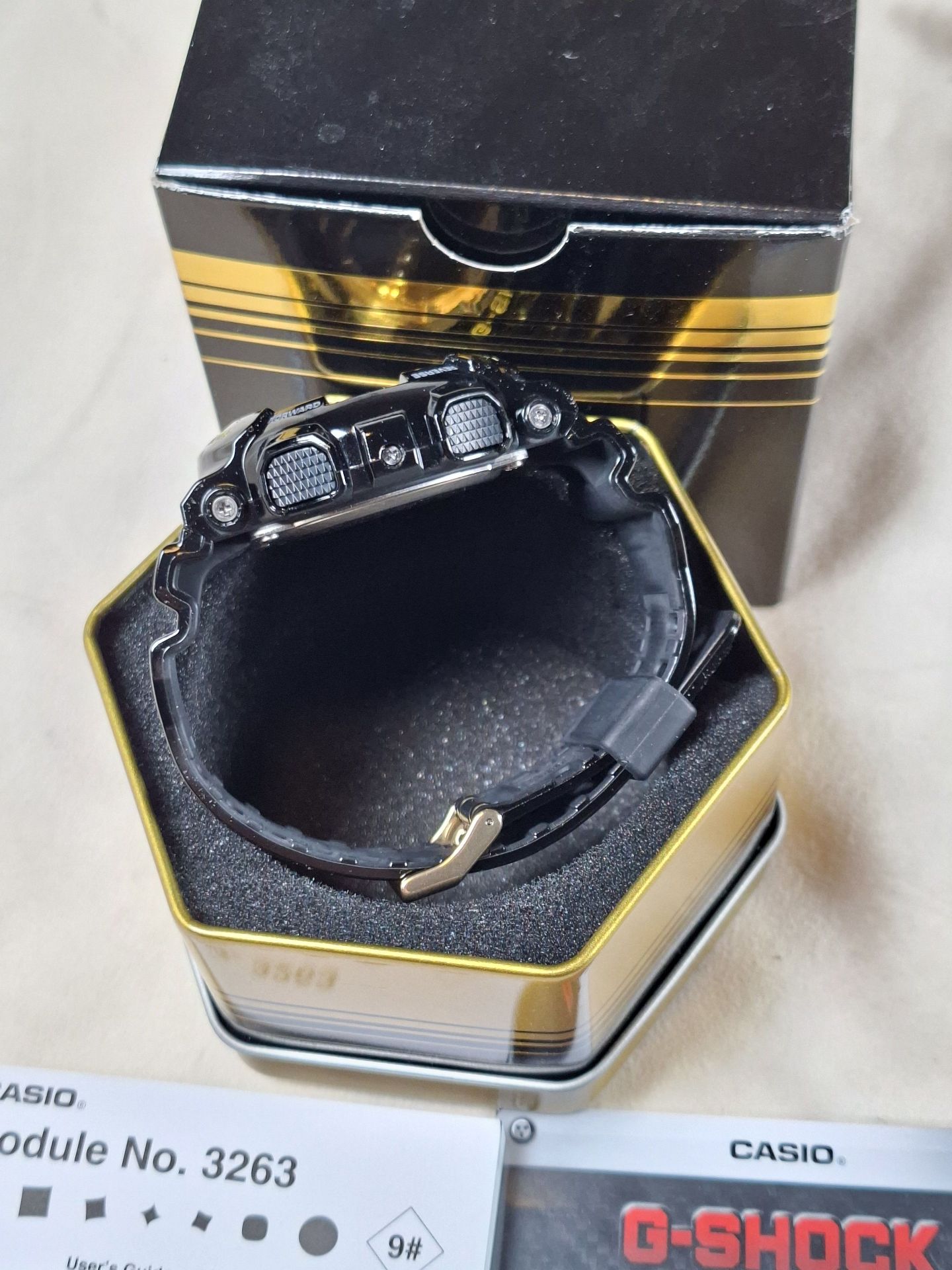 Casio G-Shock Digital Watch with Tin Case and Documentation - image 3 of 10