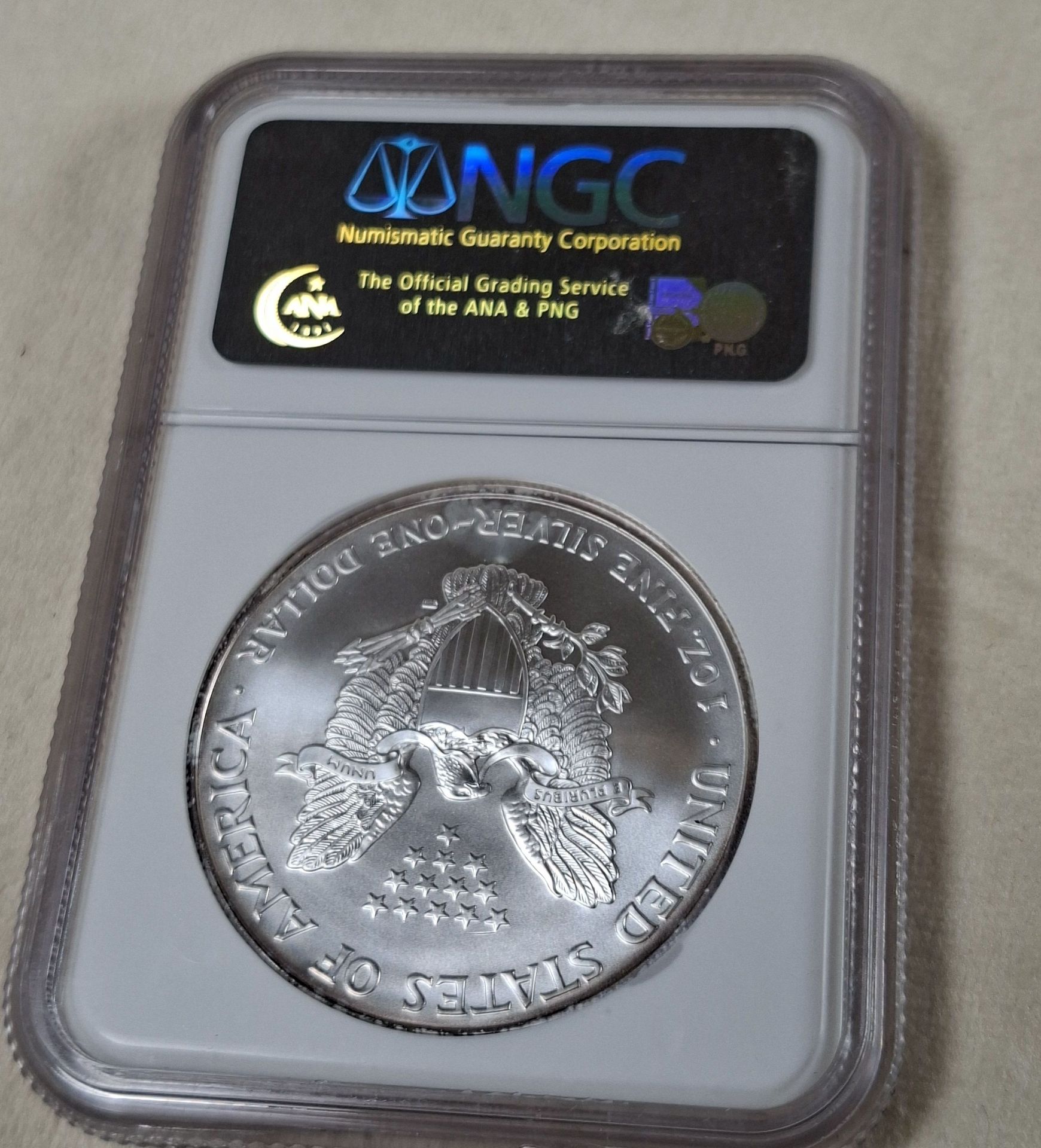 Stunning 2006 American Silver Eagle $1 Coin NGC MS69 First Strikes - image 3 of 5