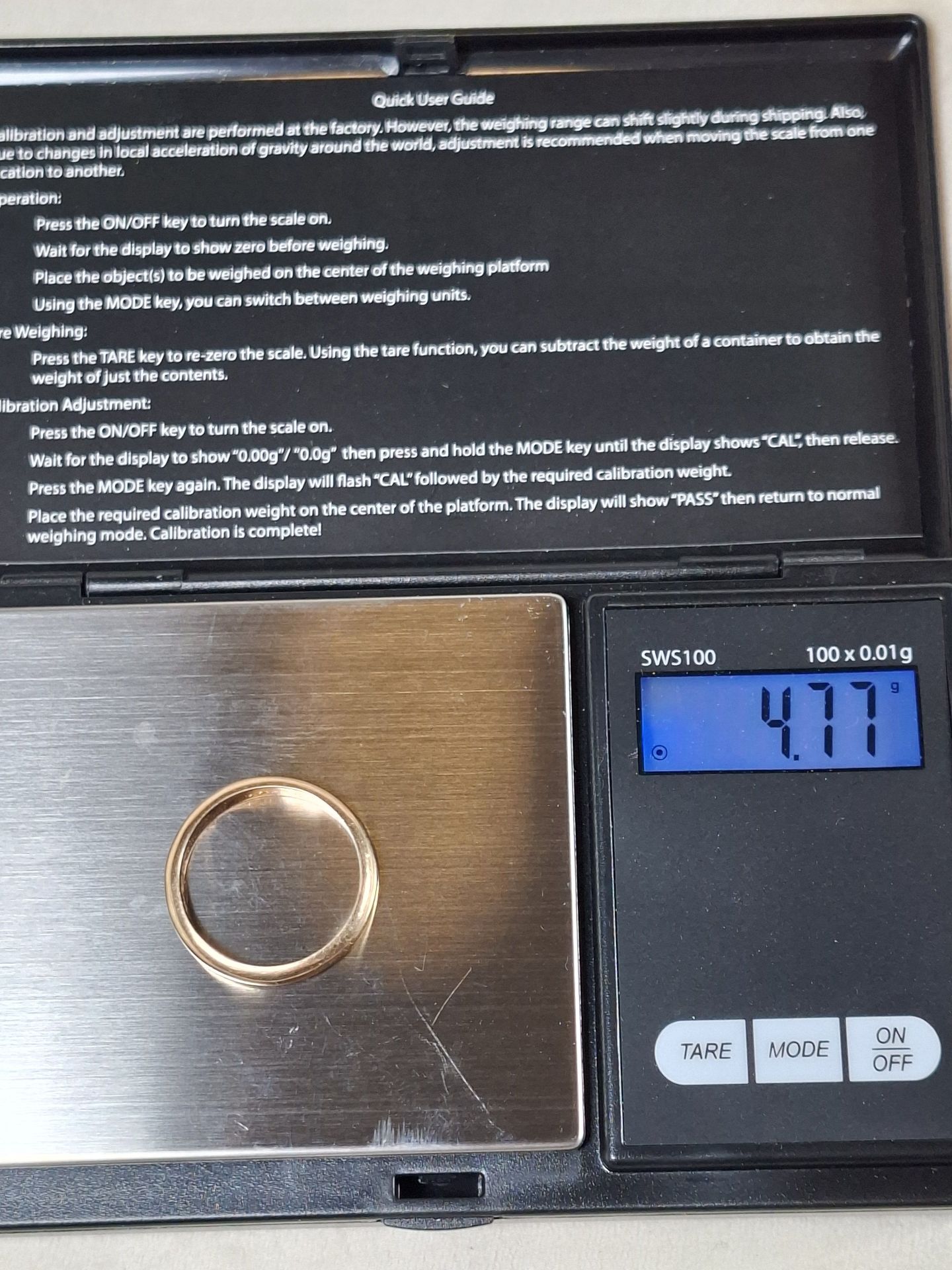 14K GOLD RING, 4.77 GRAMS - image 1 of 8