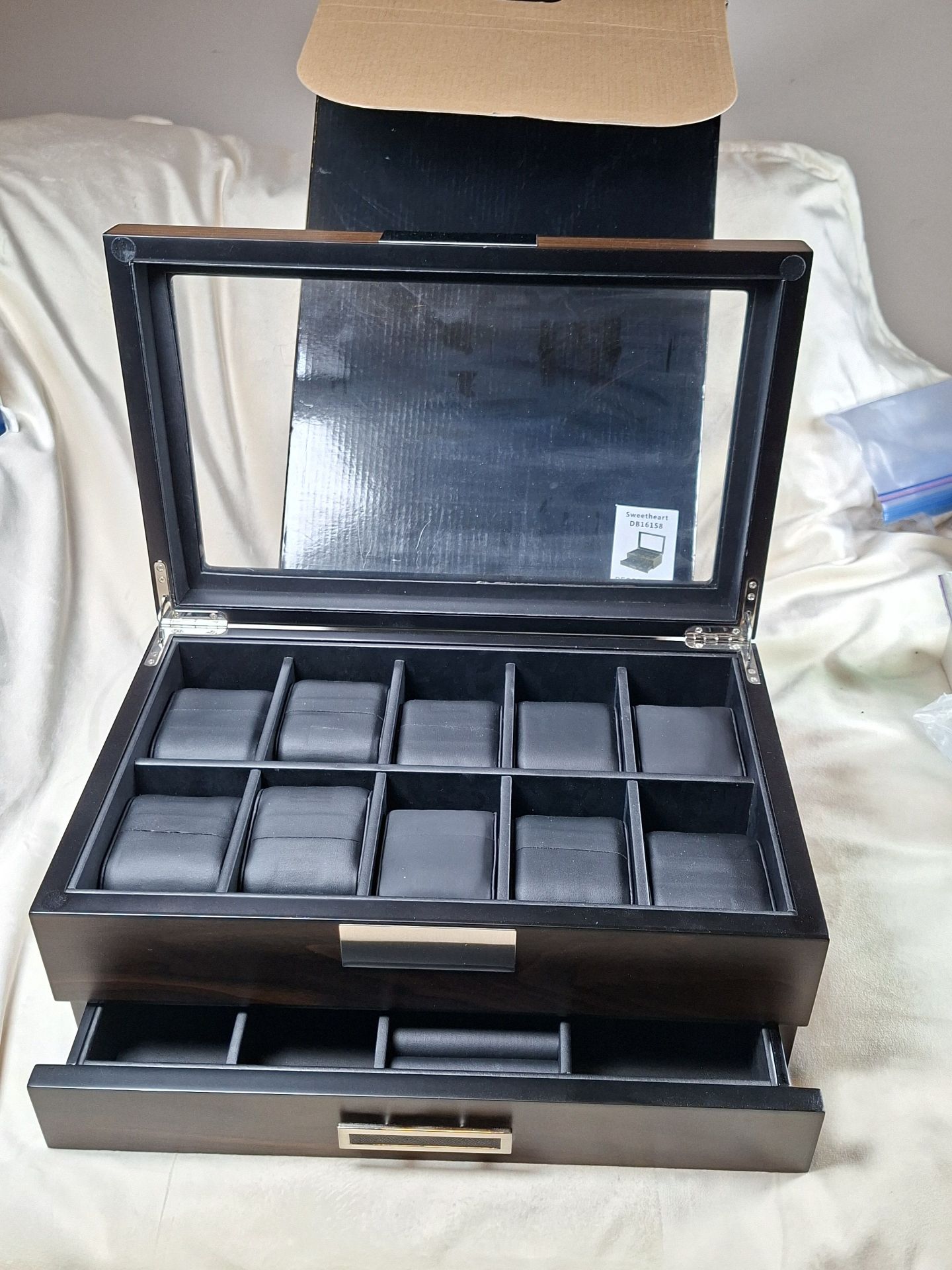 Decorebay Sweetheart DB16158 Wooden Jewelry Box - image 1 of 7