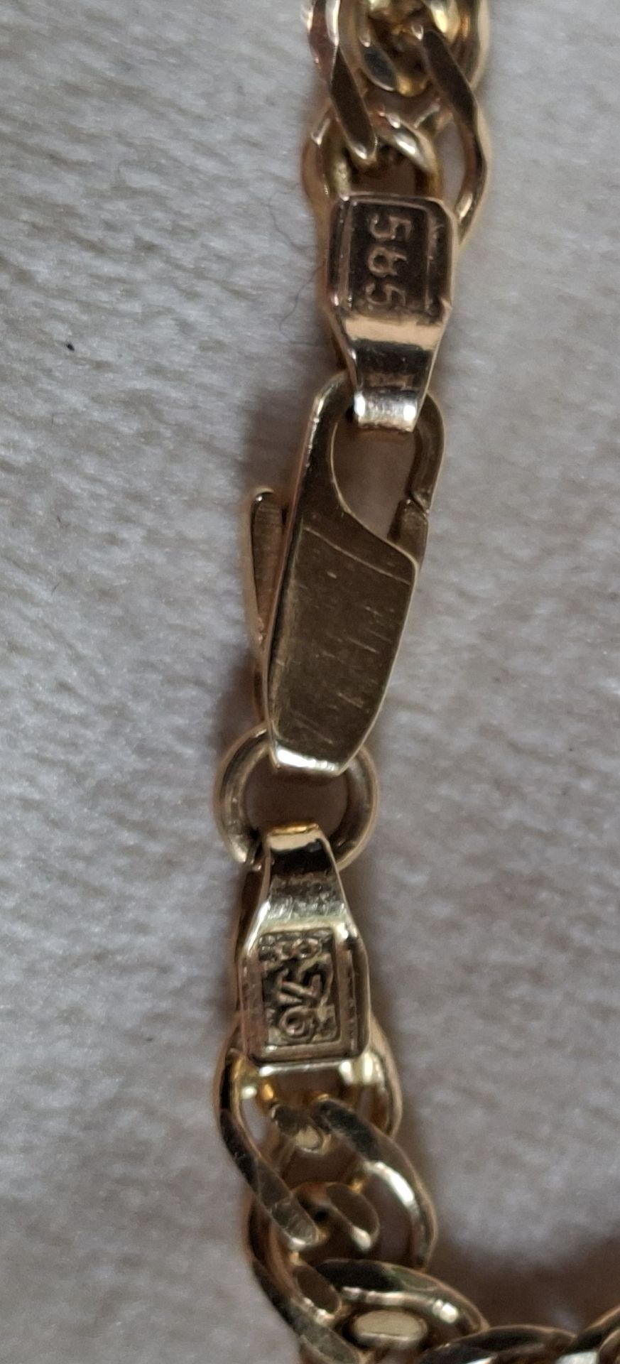 14K GOLD BRACELET, 7.23 GRAMS Stamped "585" - image 5 of 6