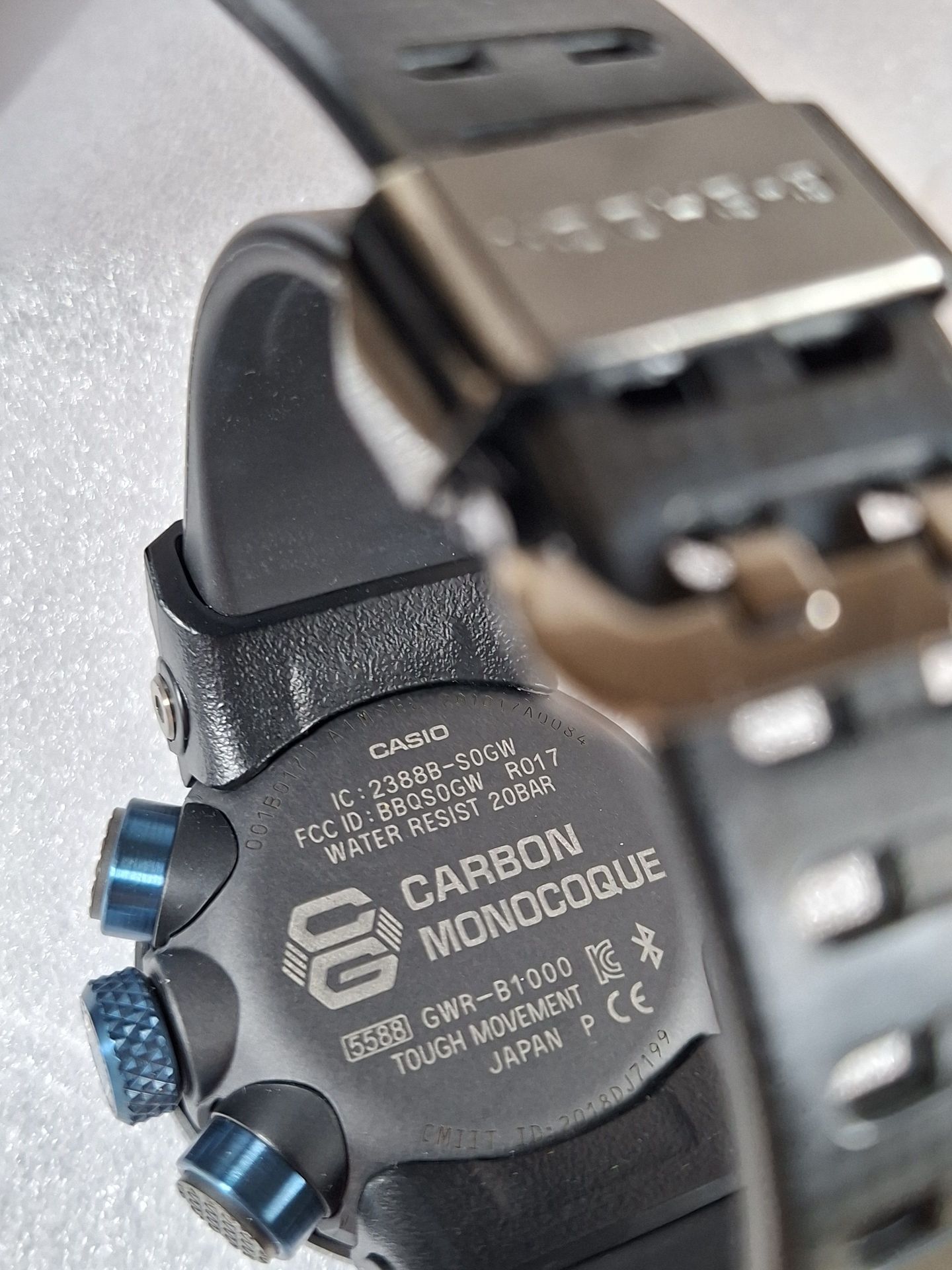 Casio G-Shock Master of G Wristwatch, GWR-B1000-1A1JF  with Box and Manual - image 8 of 12